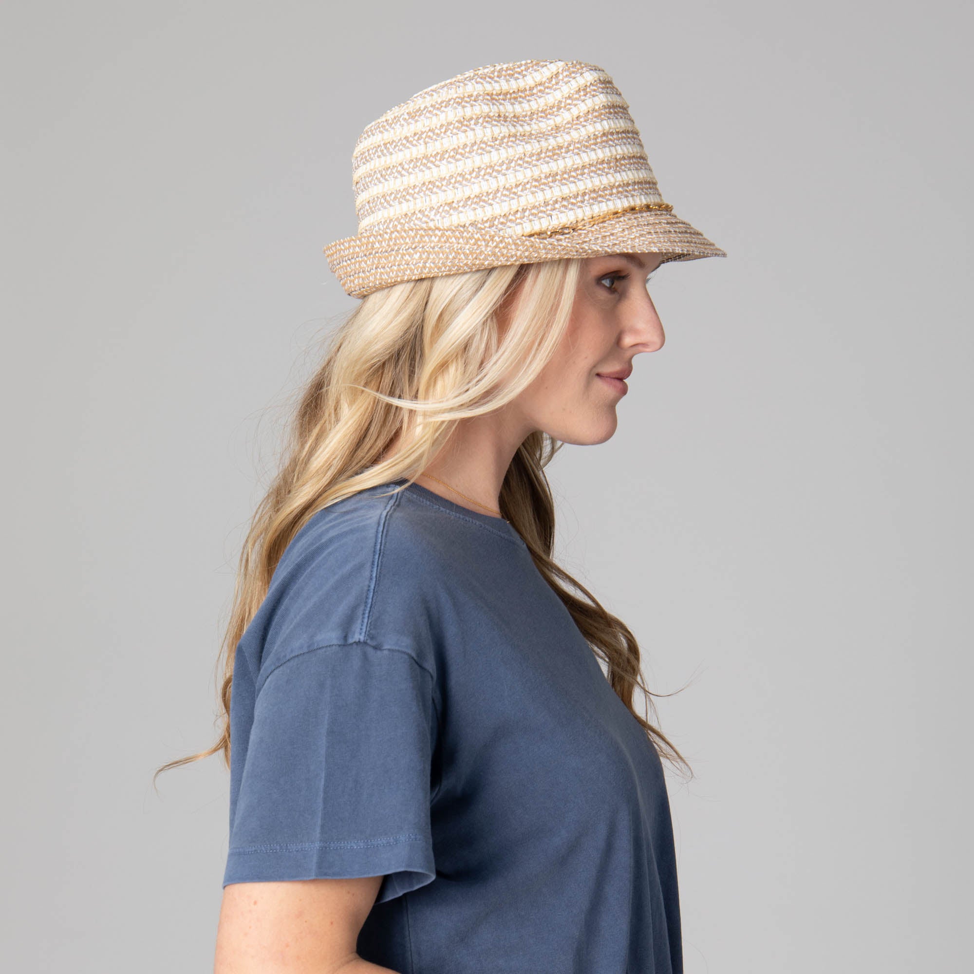 Cordelia Women's Stingy Brim Fedora 5 Cordelia Women's Stingy Brim Fedora