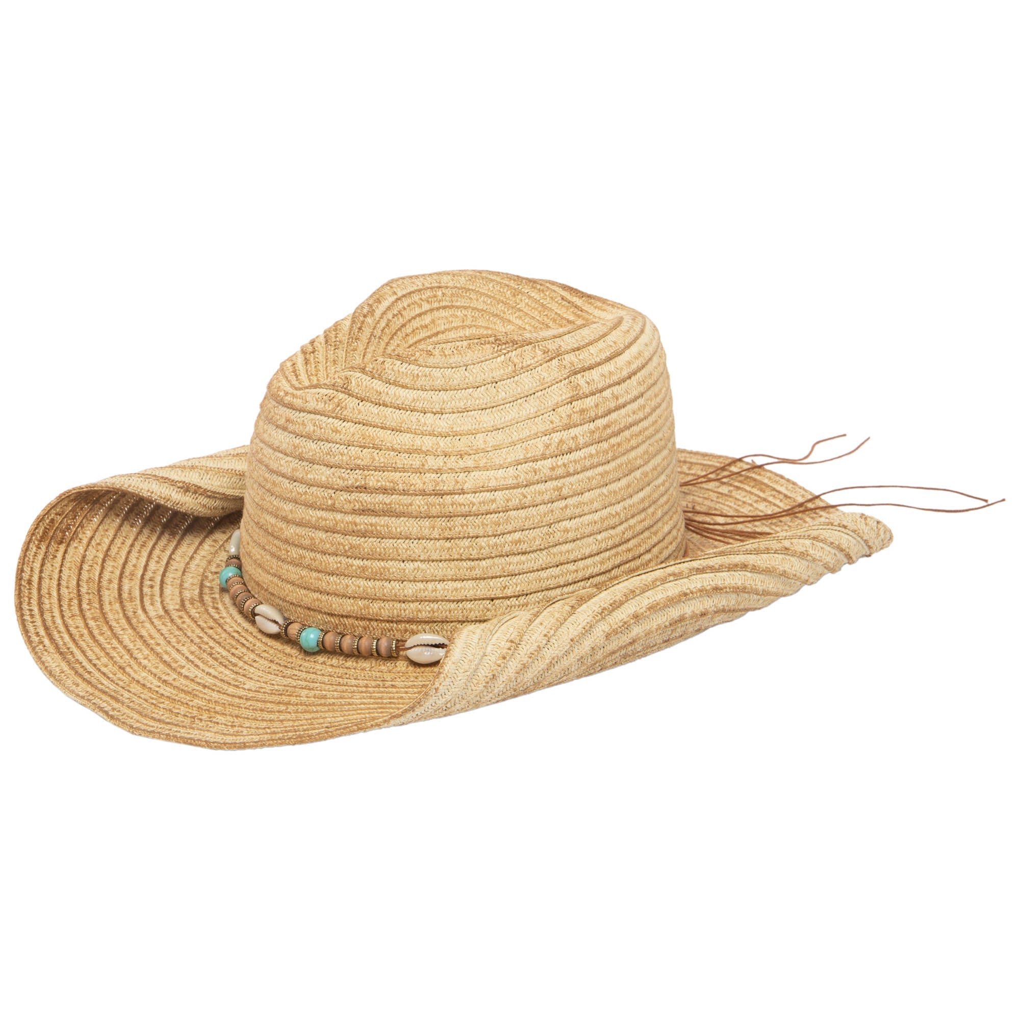Elena - Cowboy with Rolled Wire Brim Edges