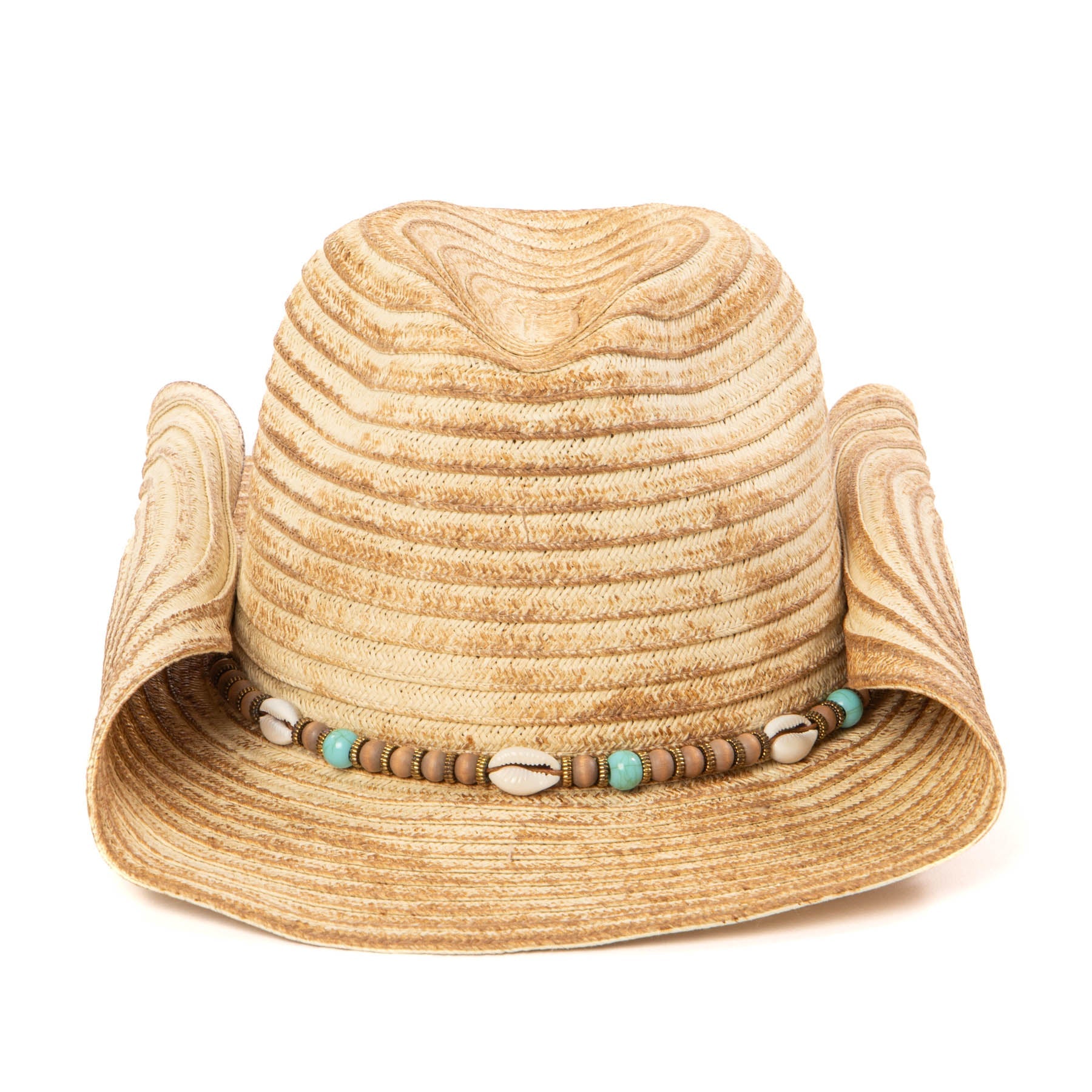 Elena - Cowboy with Rolled Wire Brim Edges 8 Elena - Cowboy with Rolled Wire Brim Edges