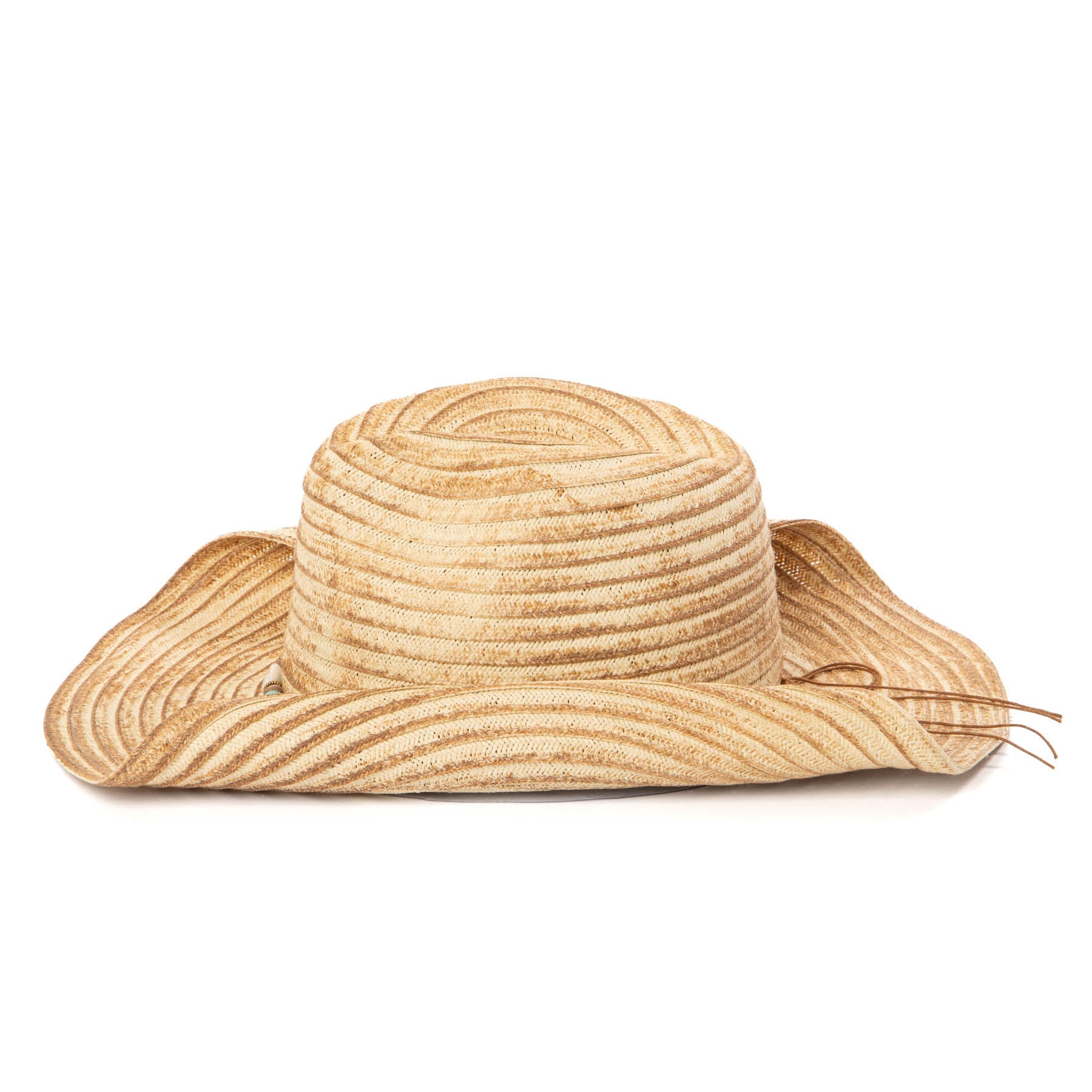 Elena - Cowboy with Rolled Wire Brim Edges 9 Elena - Cowboy with Rolled Wire Brim Edges