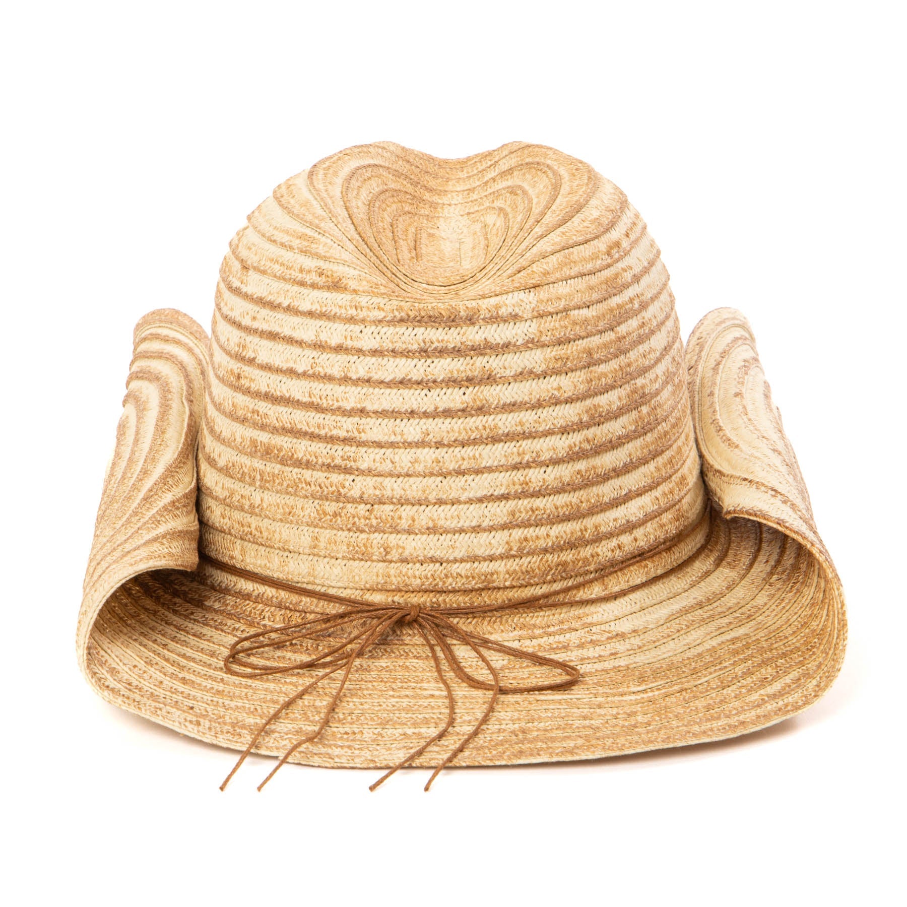 Elena - Cowboy with Rolled Wire Brim Edges 10 Elena - Cowboy with Rolled Wire Brim Edges