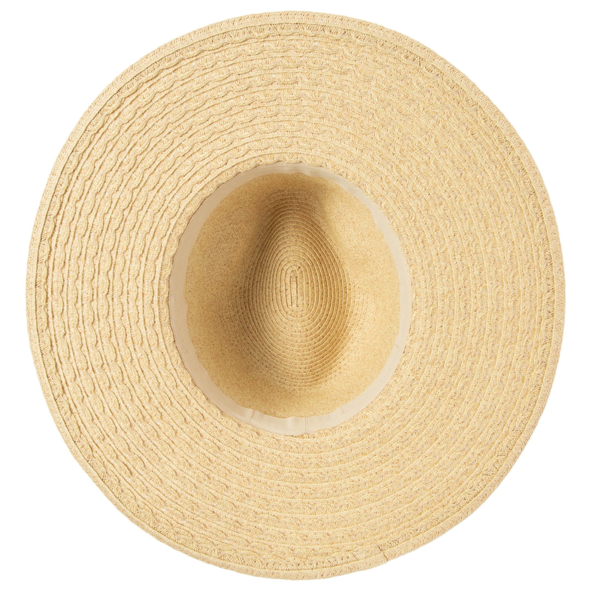 Flora - Mixed Ultrabraid Fedora with Floral Band 4 Flora - Mixed Ultrabraid Fedora with Floral Band