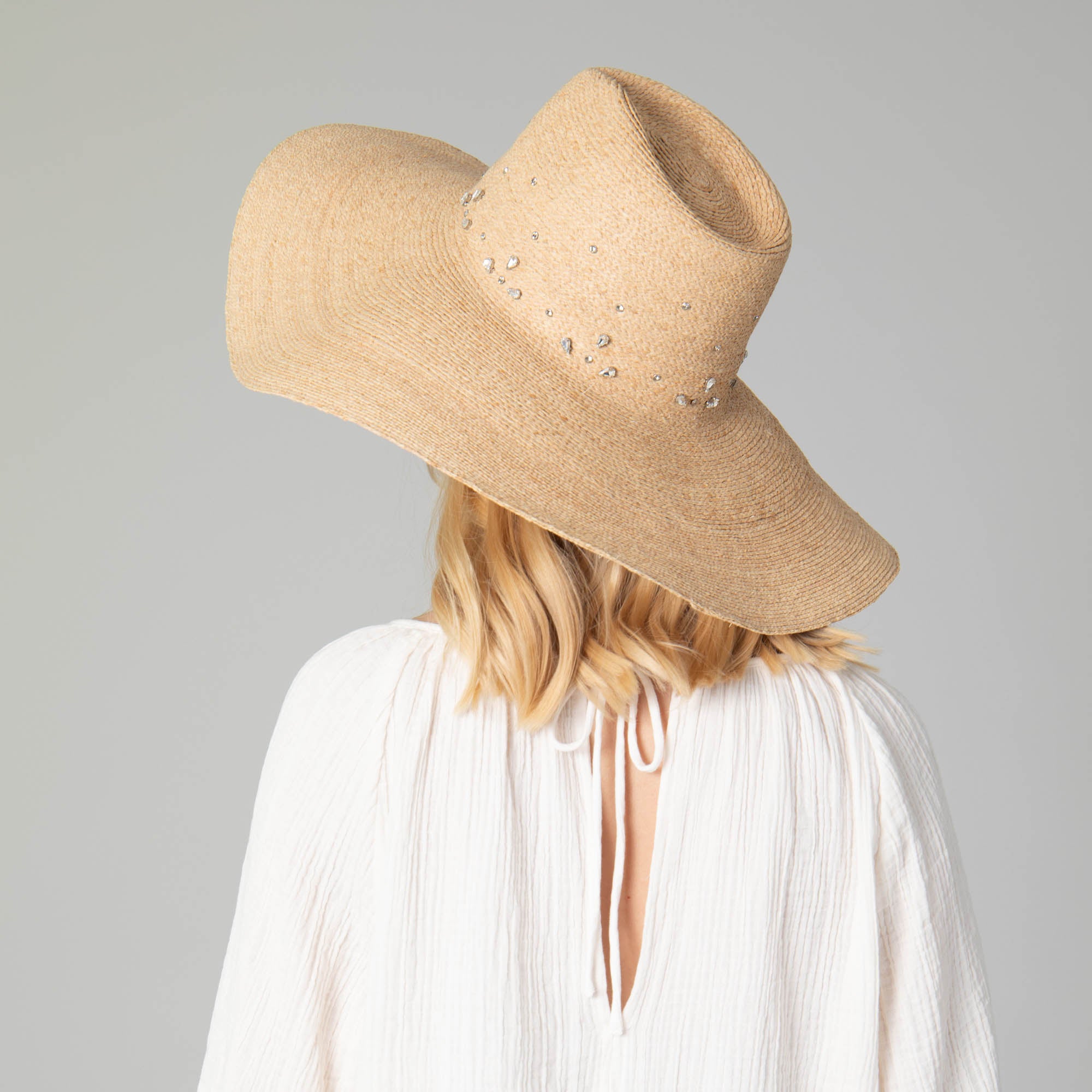 Glitz Wide Brim Fedora Sun Hat 7 Glitz Wide Brim Fedora Sun Hat
