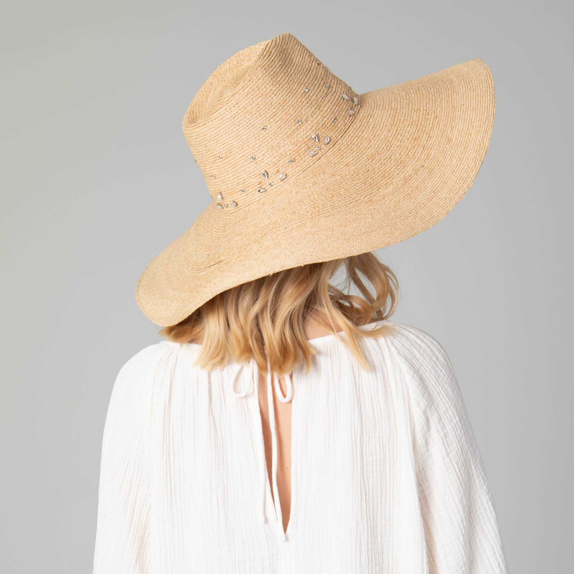 Glitz Wide Brim Fedora Sun Hat 8 Glitz Wide Brim Fedora Sun Hat