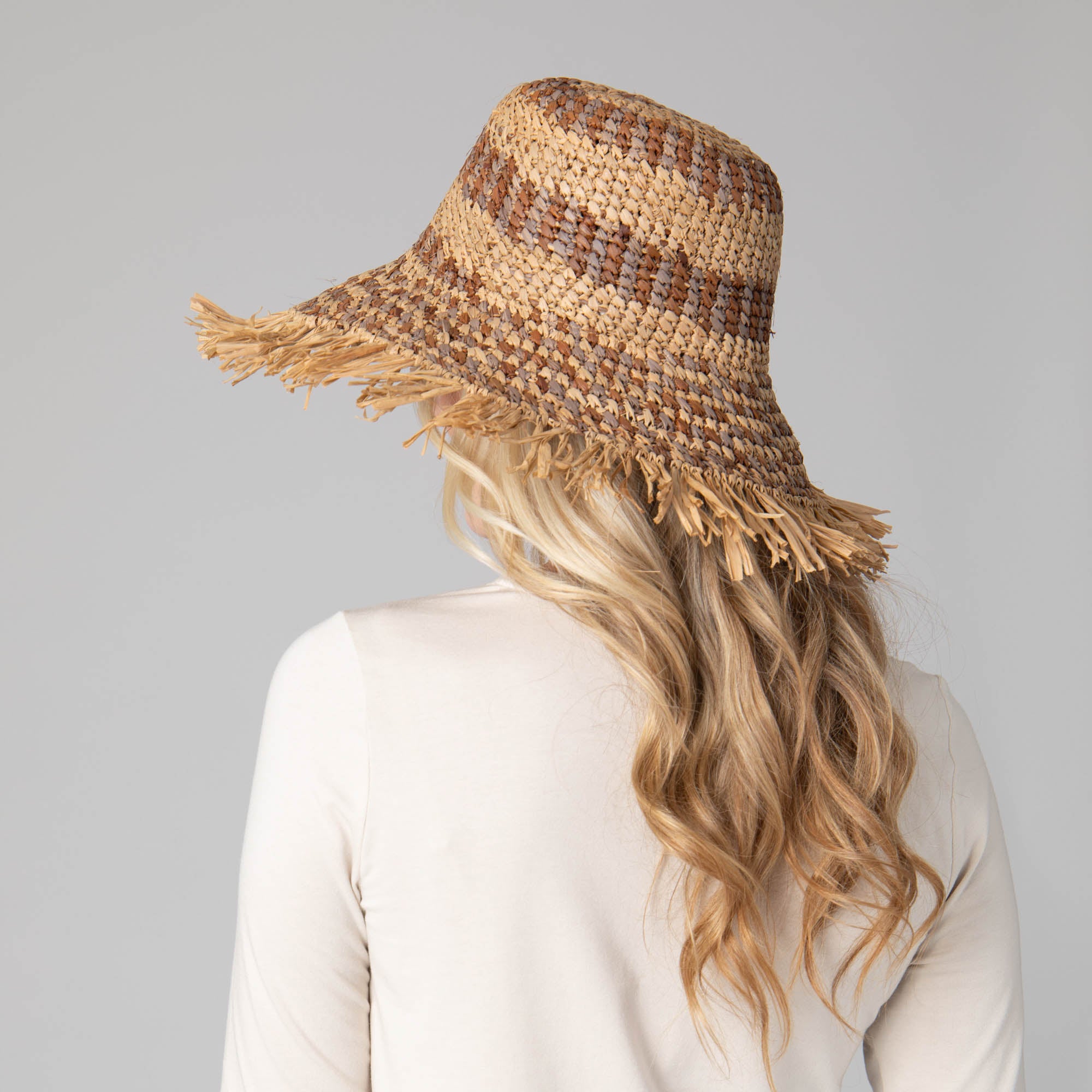 Waverly Women's Frayed Edge Bucket 4 Waverly Women's Frayed Edge Bucket