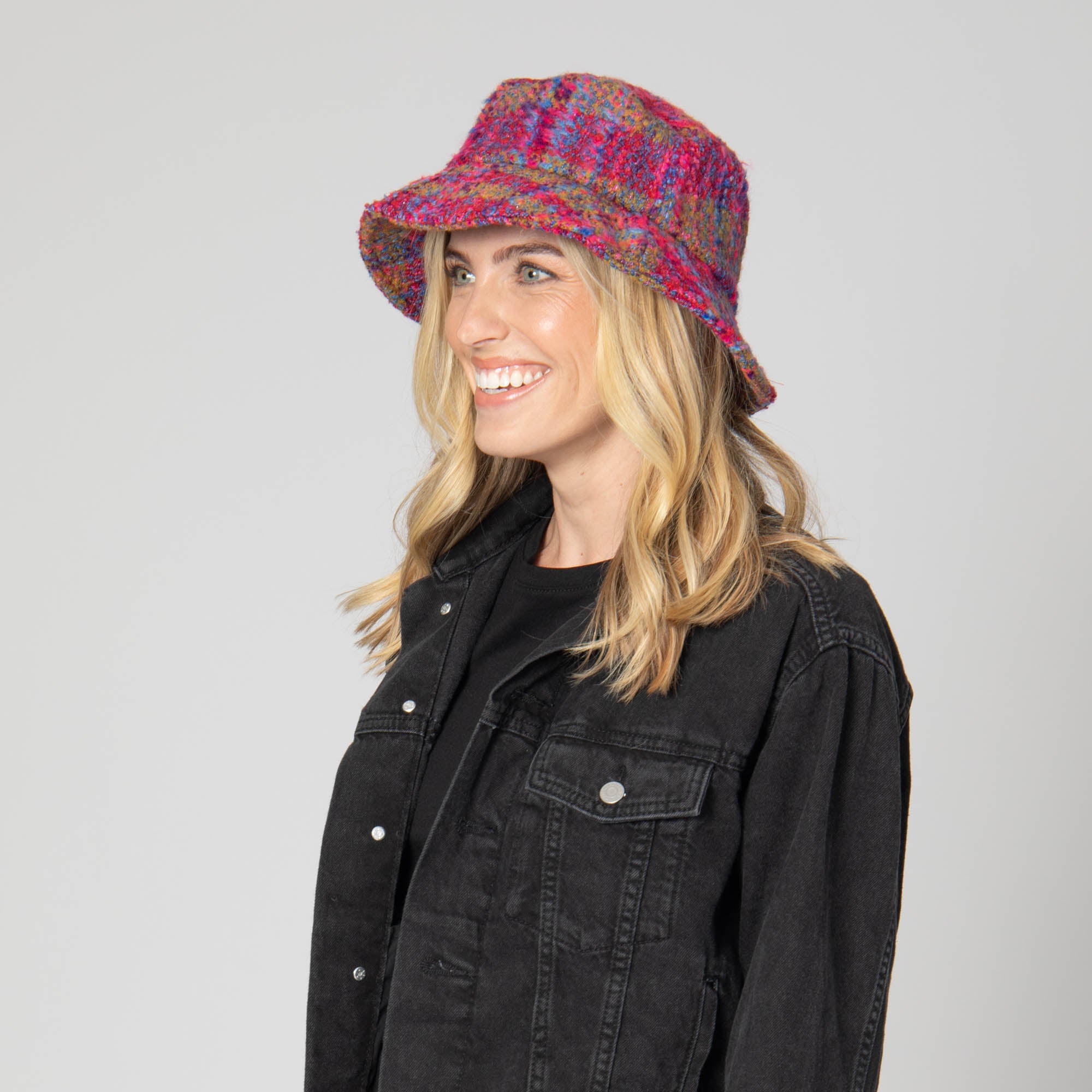 Alabama - Cut & Sew Multi Tweed Bucket Hat 4 Alabama - Cut & Sew Multi Tweed Bucket Hat