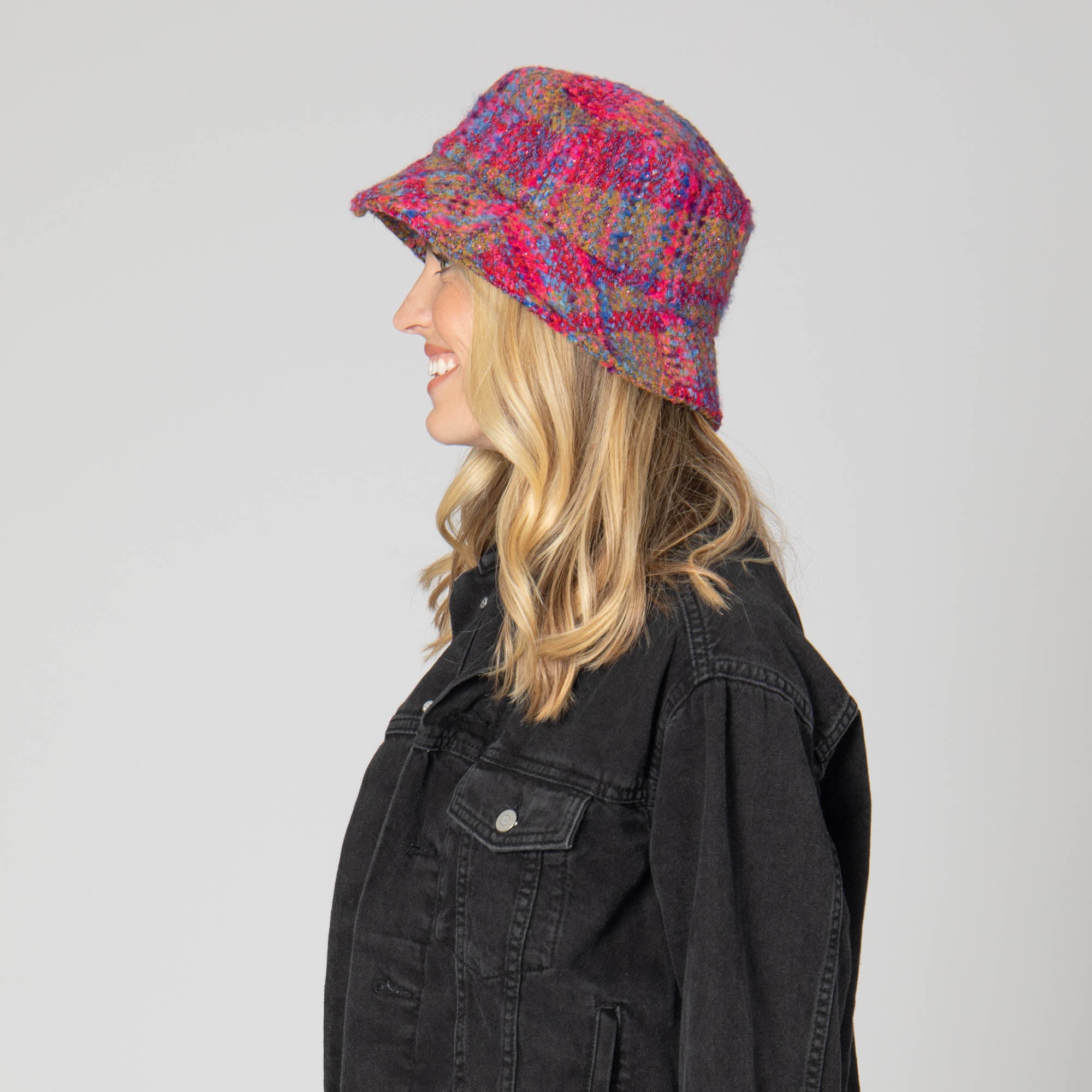 Alabama - Cut & Sew Multi Tweed Bucket Hat 5 Alabama - Cut & Sew Multi Tweed Bucket Hat