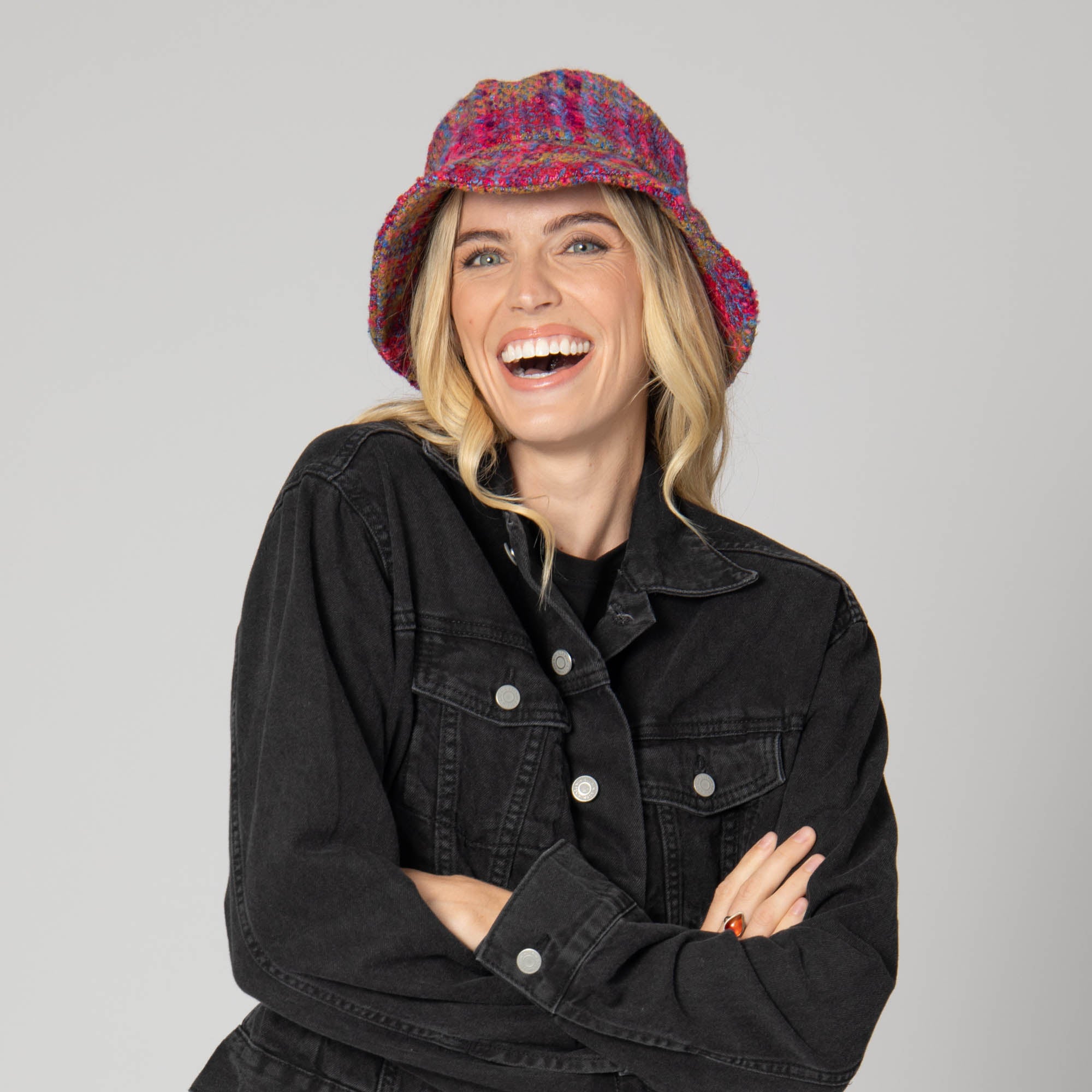Alabama - Cut & Sew Multi Tweed Bucket Hat 7 Alabama - Cut & Sew Multi Tweed Bucket Hat
