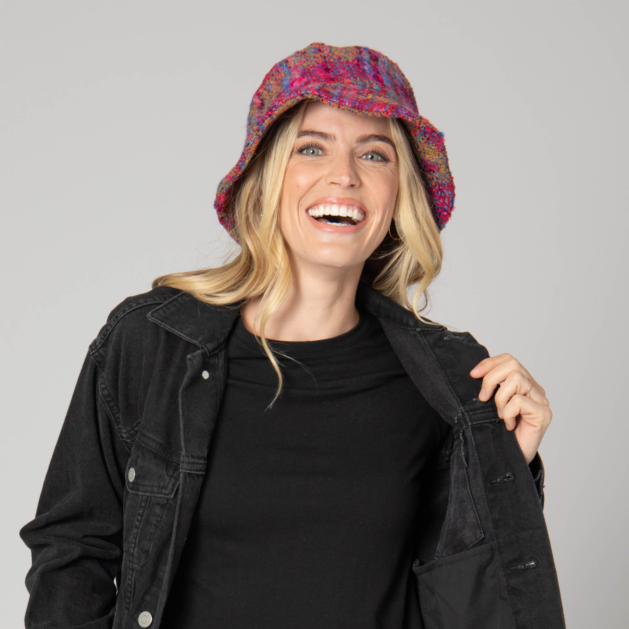 Alabama - Cut & Sew Multi Tweed Bucket Hat 8 Alabama - Cut & Sew Multi Tweed Bucket Hat