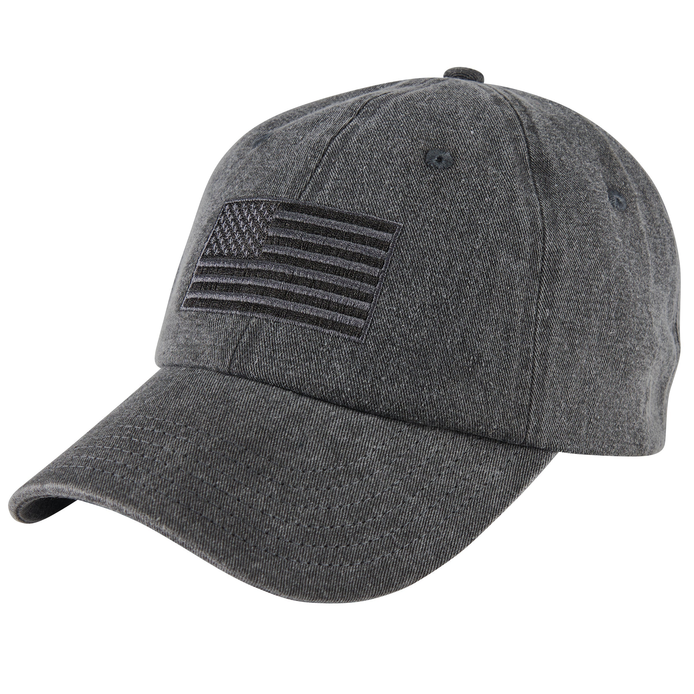 American Flag Washed Denim Cap 8 American Flag Washed Denim Cap