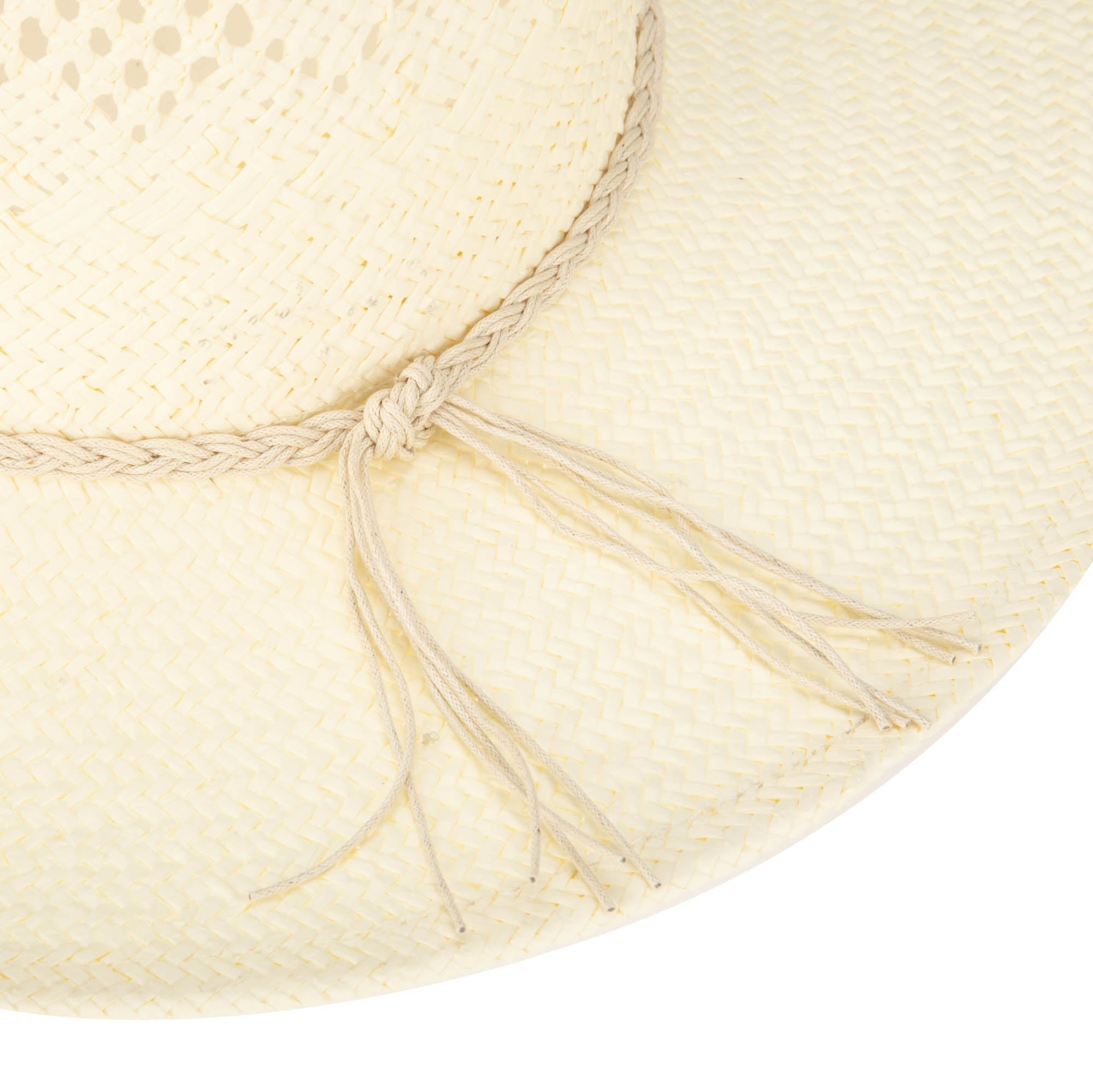 Anytime - Woven Paper Fedora With Beaded Band 5 Anytime - Woven Paper Fedora With Beaded Band