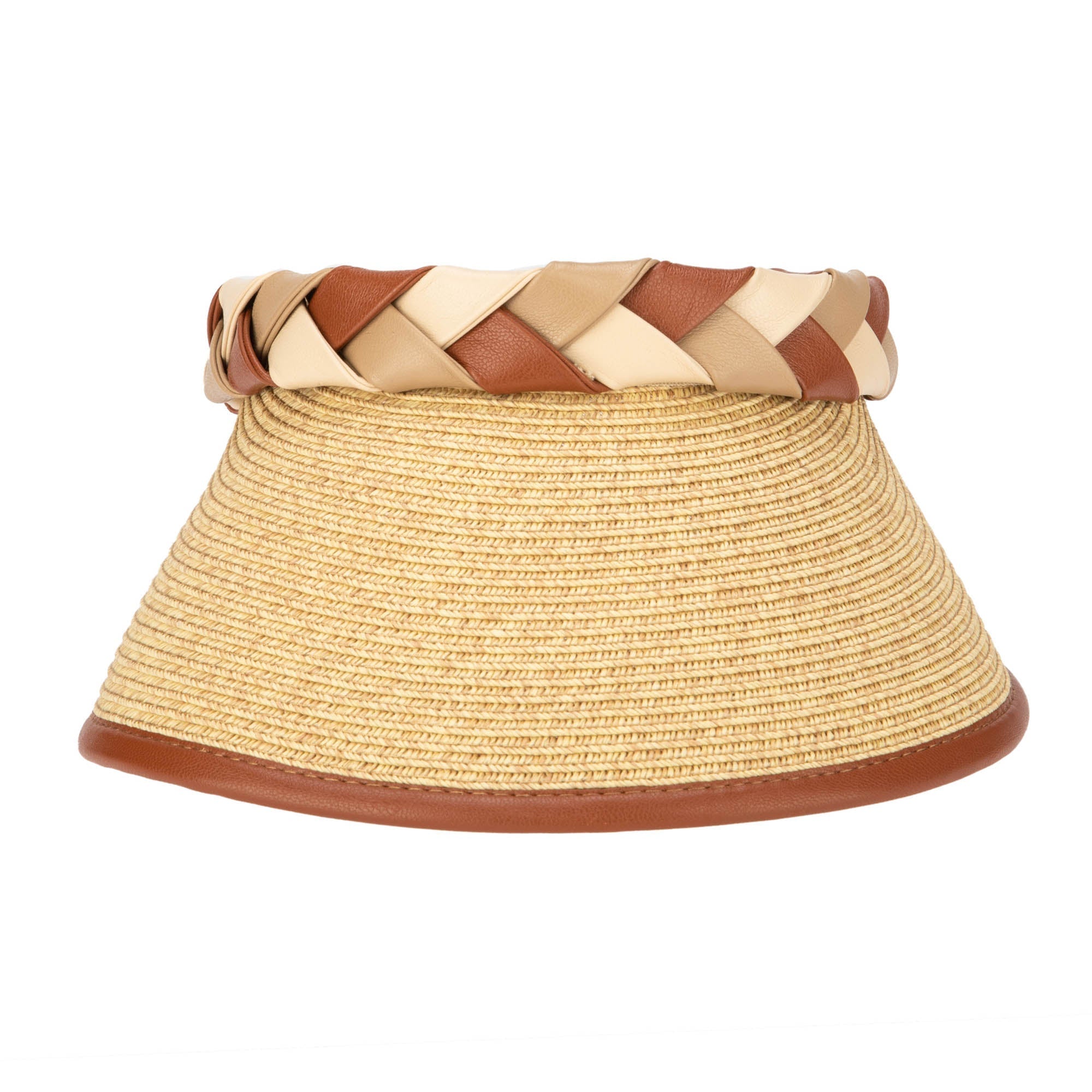 Boss Visor - Ultrabraid Visor with Faux Braided Band 3 Boss Visor - Ultrabraid Visor with Faux Braided Band