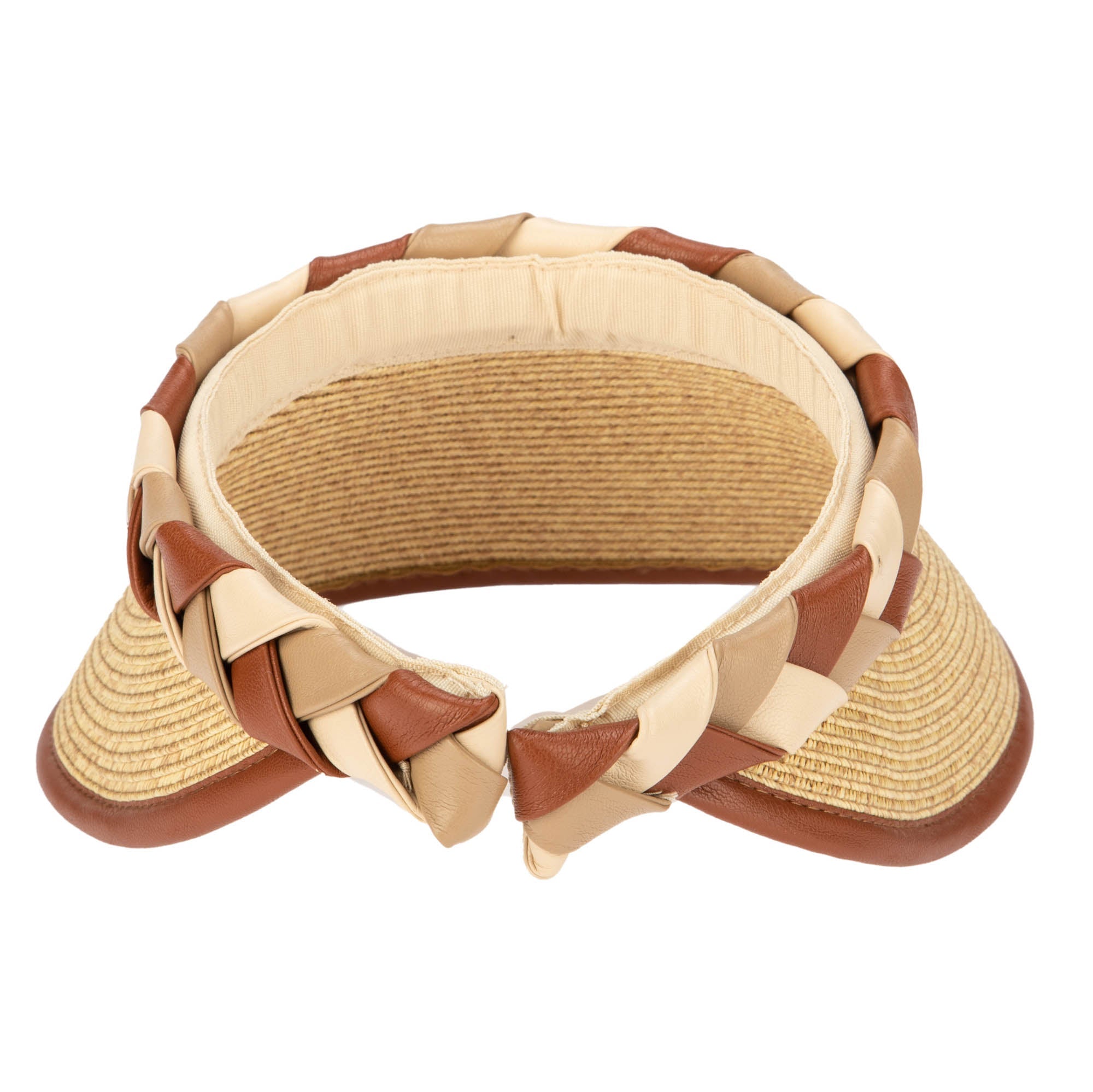 Boss Visor - Ultrabraid Visor with Faux Braided Band 4 Boss Visor - Ultrabraid Visor with Faux Braided Band