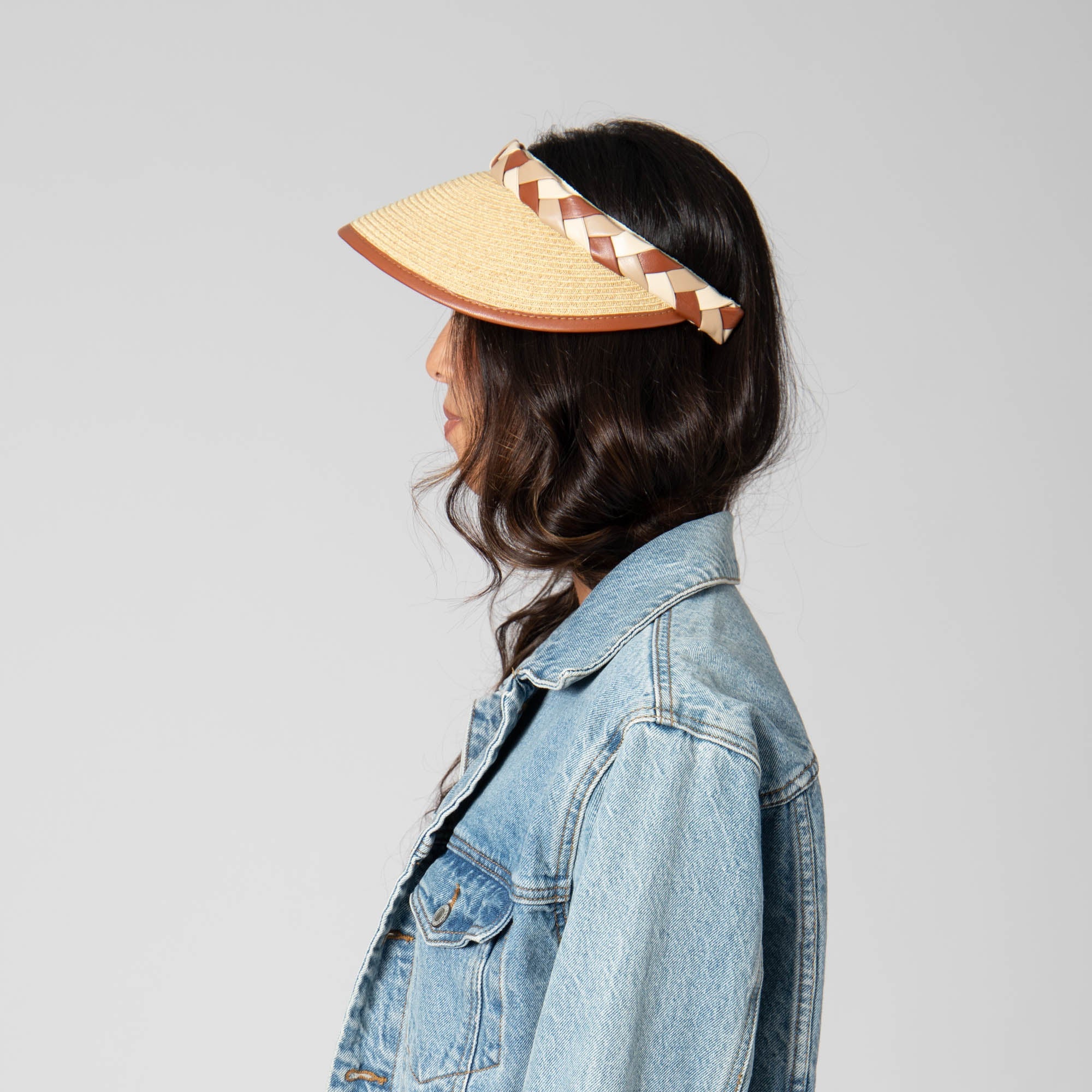 Boss Visor - Ultrabraid Visor with Faux Braided Band 7 Boss Visor - Ultrabraid Visor with Faux Braided Band