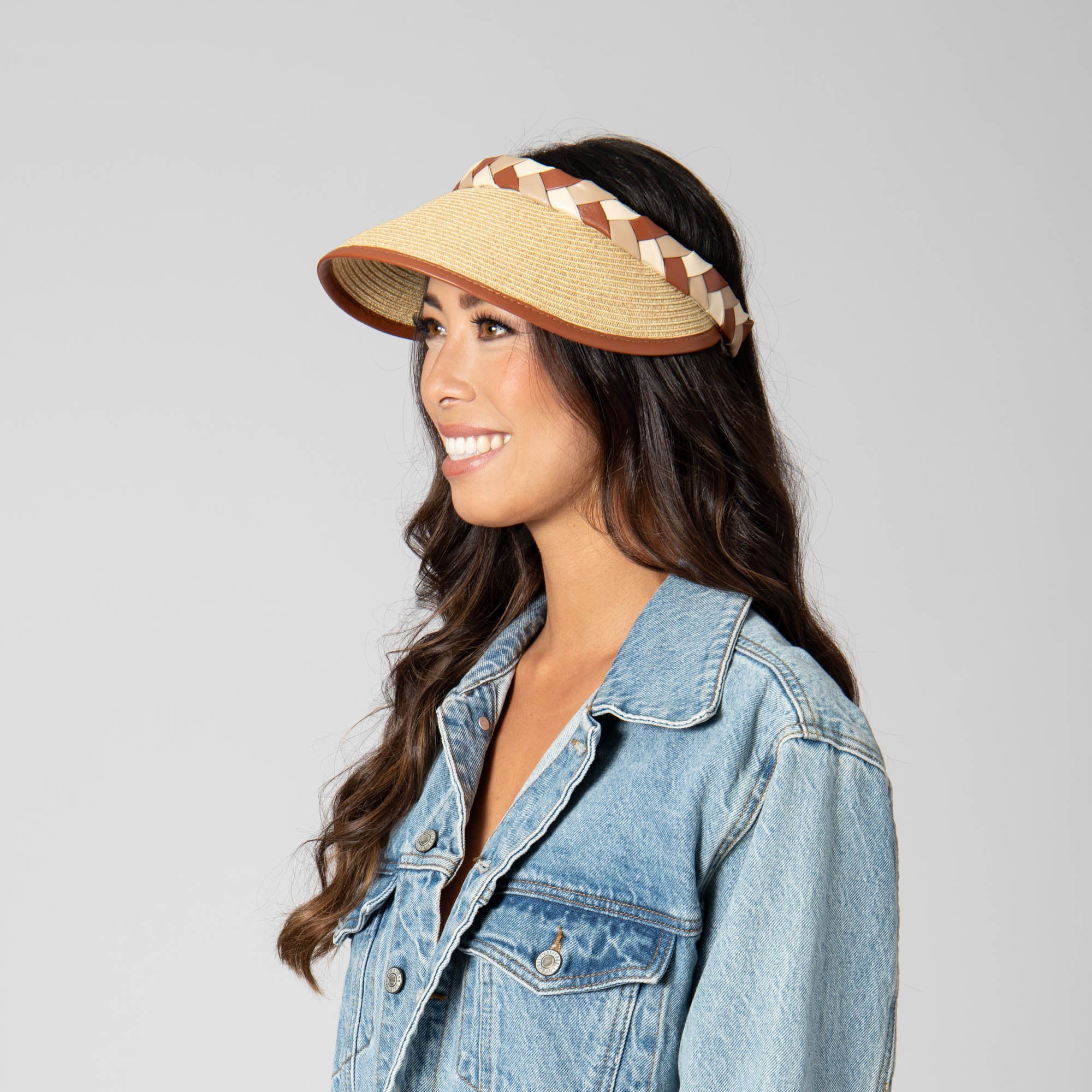 Boss Visor - Ultrabraid Visor with Faux Braided Band 8 Boss Visor - Ultrabraid Visor with Faux Braided Band