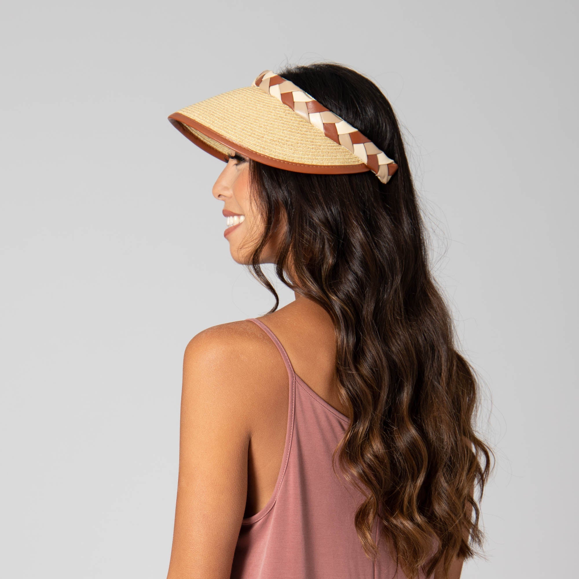 Boss Visor - Ultrabraid Visor with Faux Braided Band 9 Boss Visor - Ultrabraid Visor with Faux Braided Band