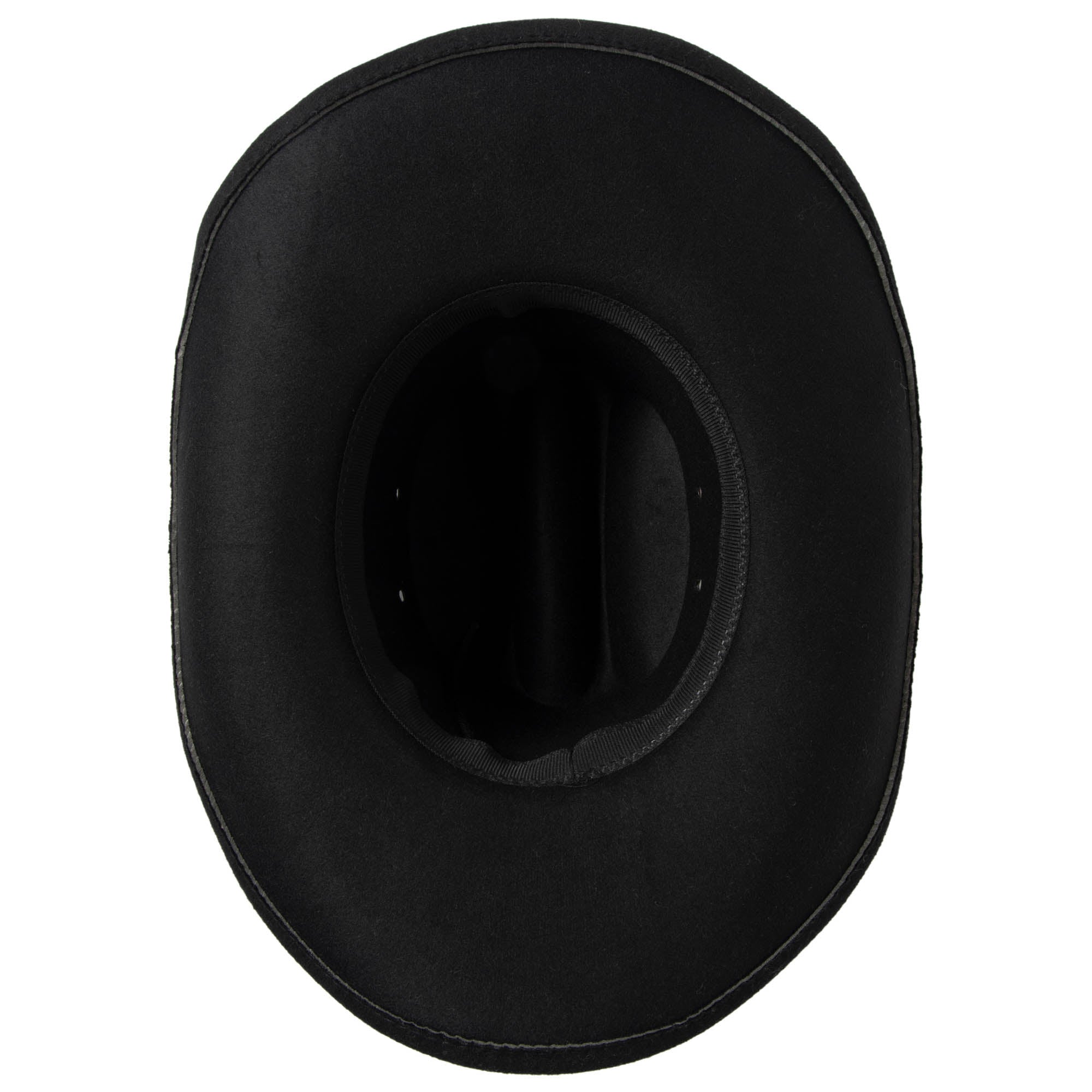 Dwight - Cattleman's Crease Cowboy with Leather Band and Brass Gromets 11 Dwight - Cattleman's Crease Cowboy with Leather Band and Brass Gromets