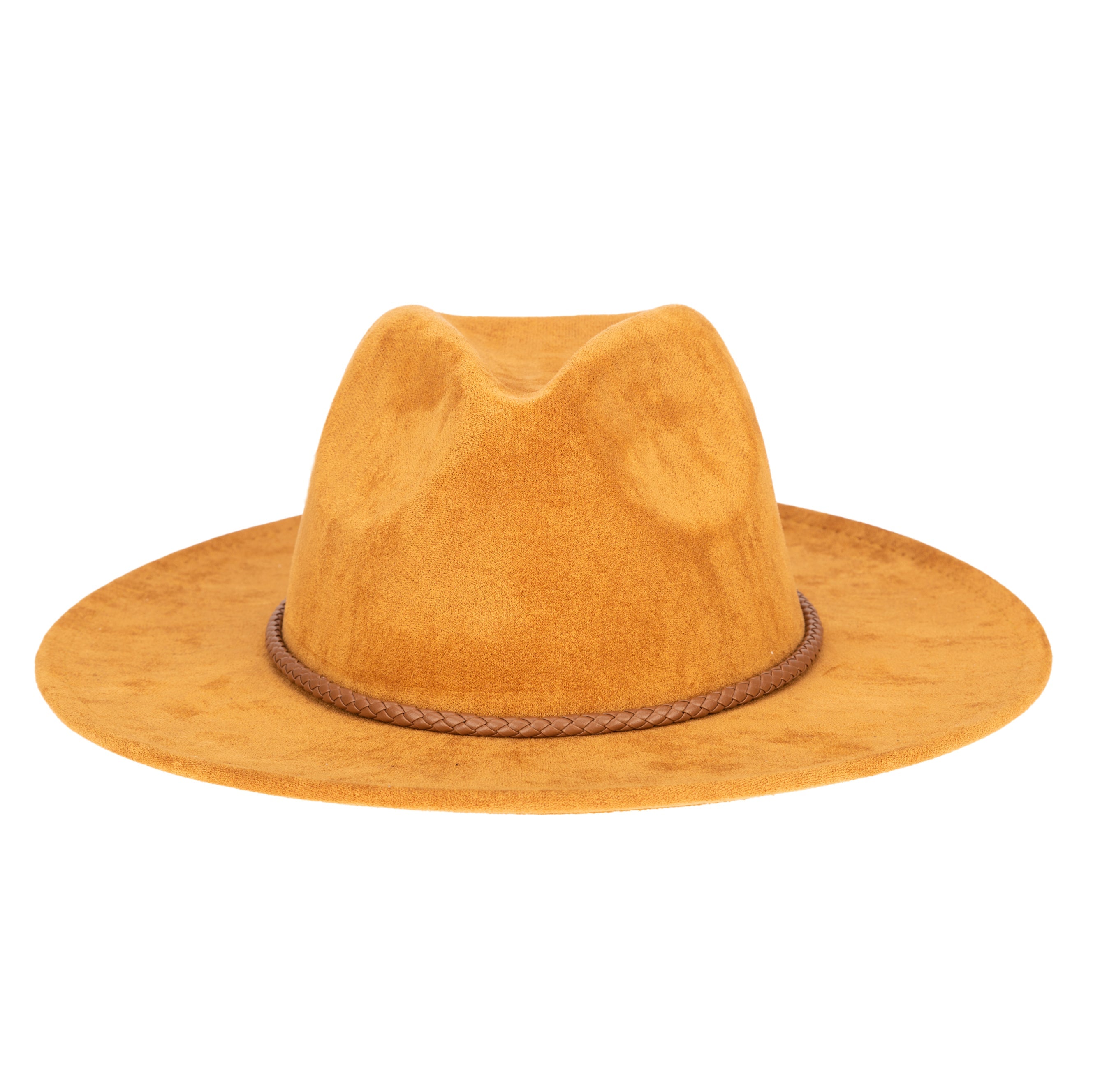 Faux Suede Fedora With Tassel Back Bow 16 Faux Suede Fedora With Tassel Back Bow