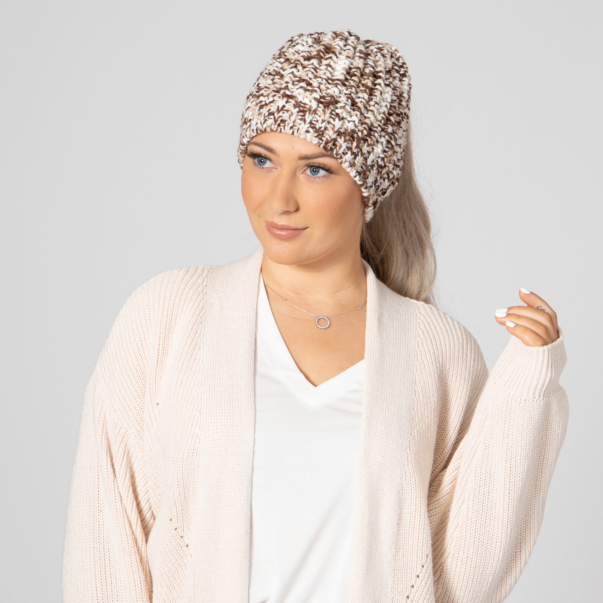 Gale Pony Tail Beanie 8 Gale Pony Tail Beanie