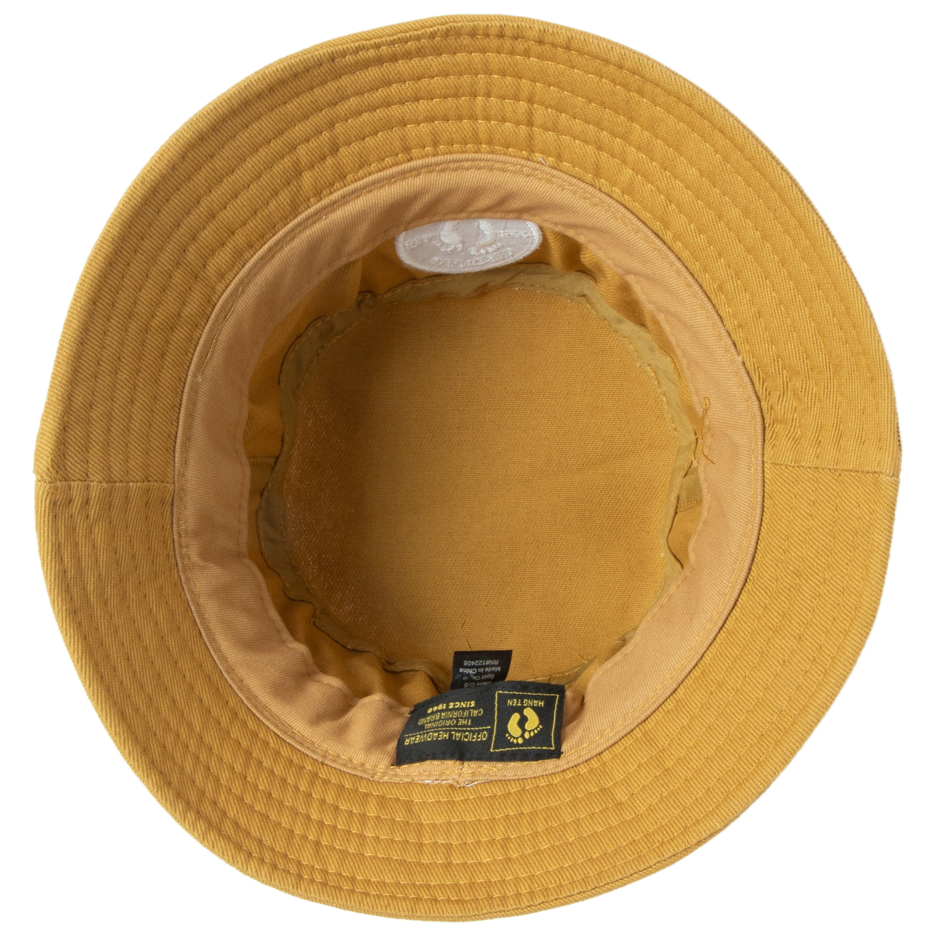 Hang Ten - Cotton Twill Bucket with Hang Ten Embroidered Patch 5 Hang Ten - Cotton Twill Bucket with Hang Ten Embroidered Patch