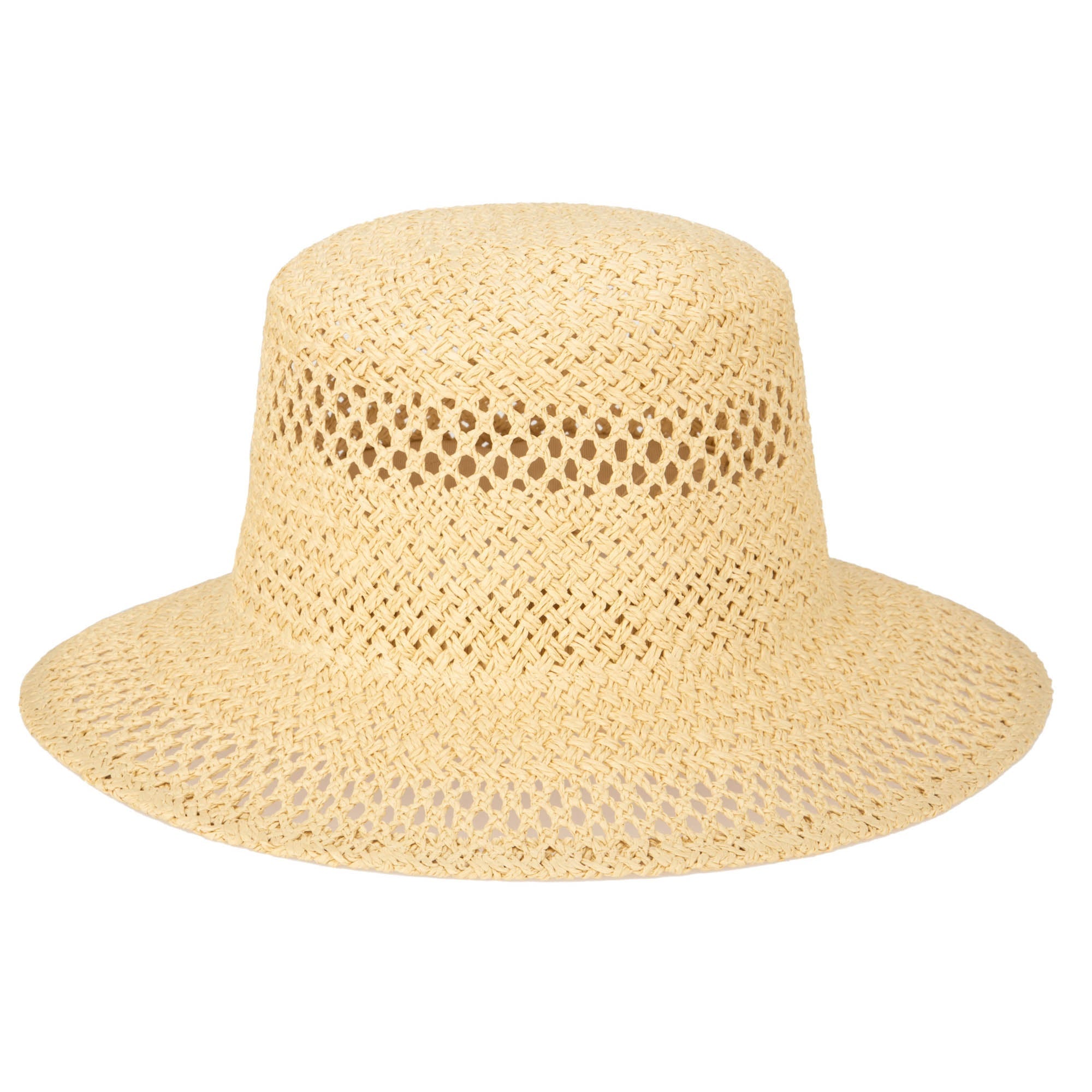 In the Clouds - Woven Paper Bucket Hat with Ventilation 11 In the Clouds - Woven Paper Bucket Hat with Ventilation