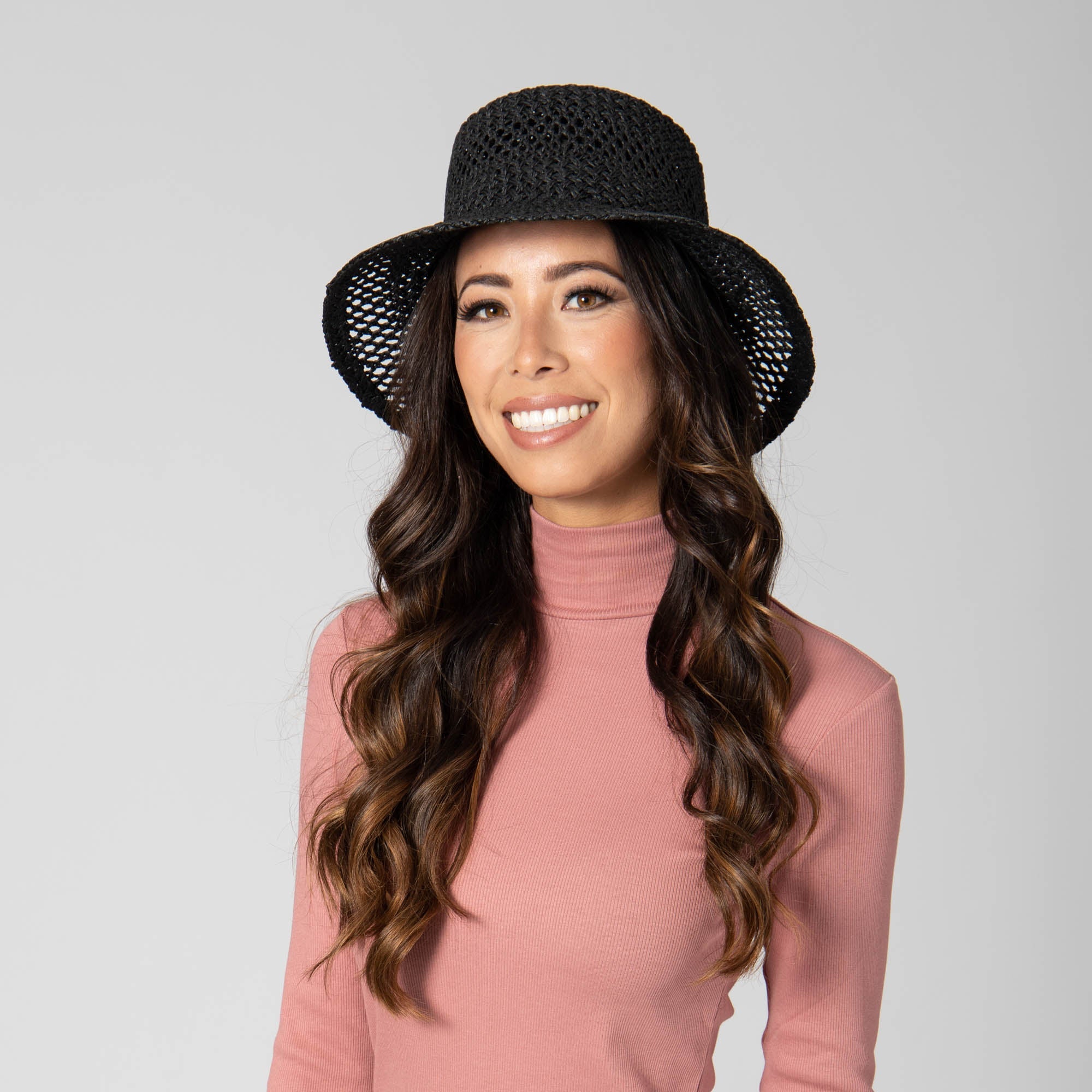 In the Clouds - Woven Paper Bucket Hat with Ventilation 5 In the Clouds - Woven Paper Bucket Hat with Ventilation