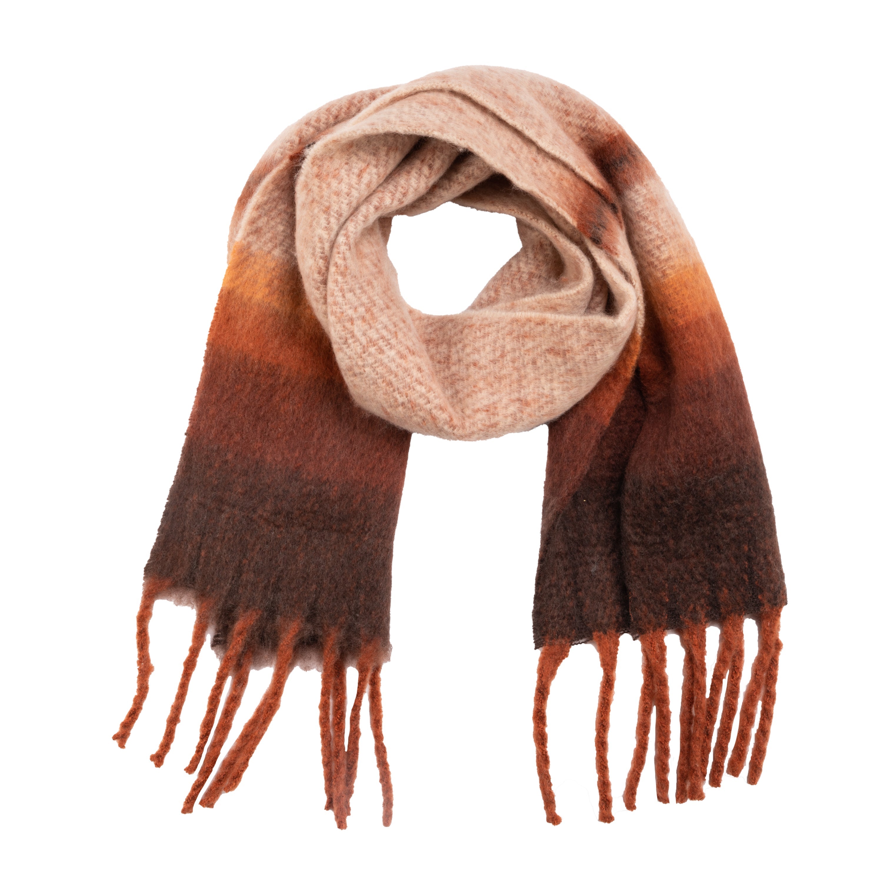 Jessie - Women's Heavy Woven Stripe Scarf 7 Jessie - Women's Heavy Woven Stripe Scarf