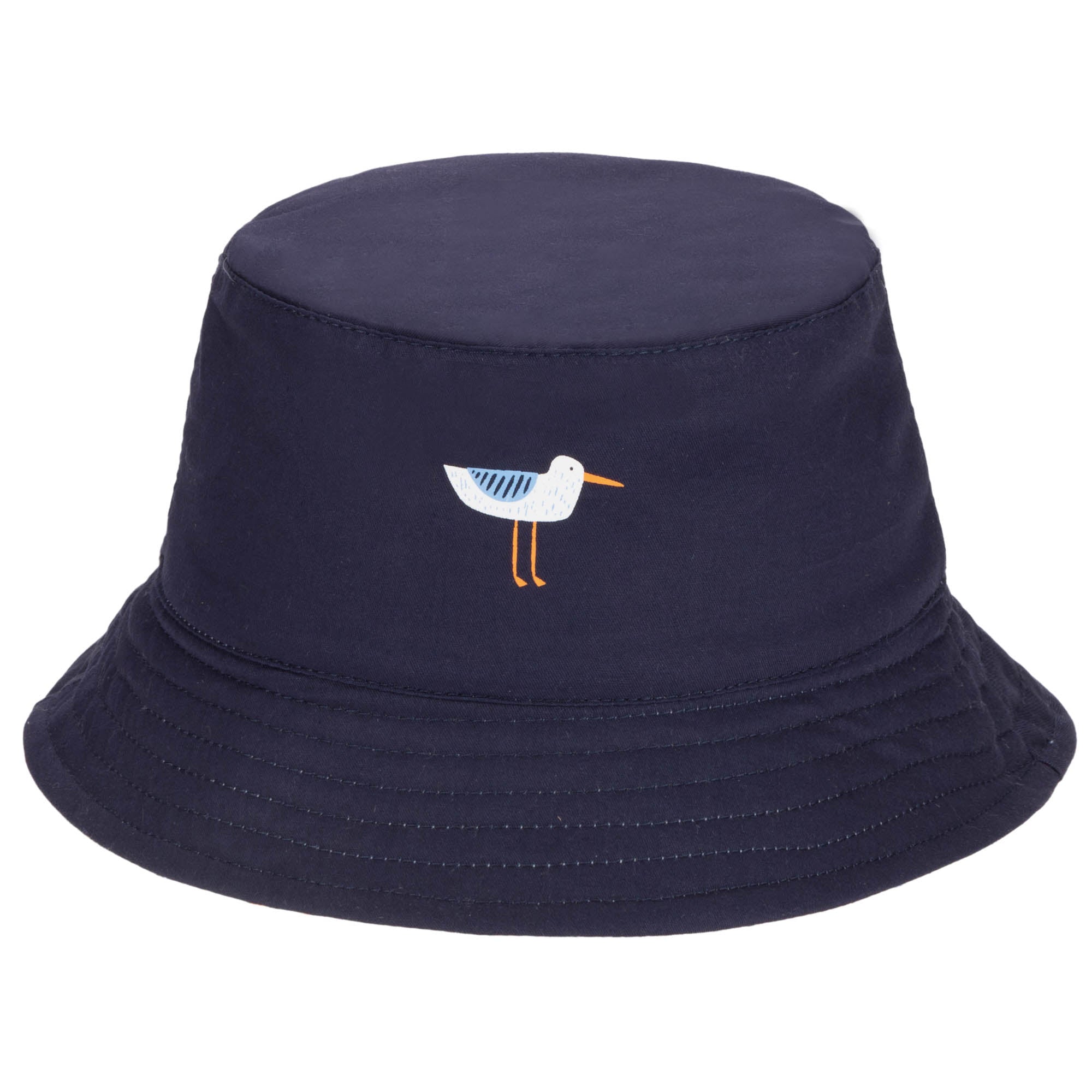 Kids Reversible Bucket Hat with Sand Piper