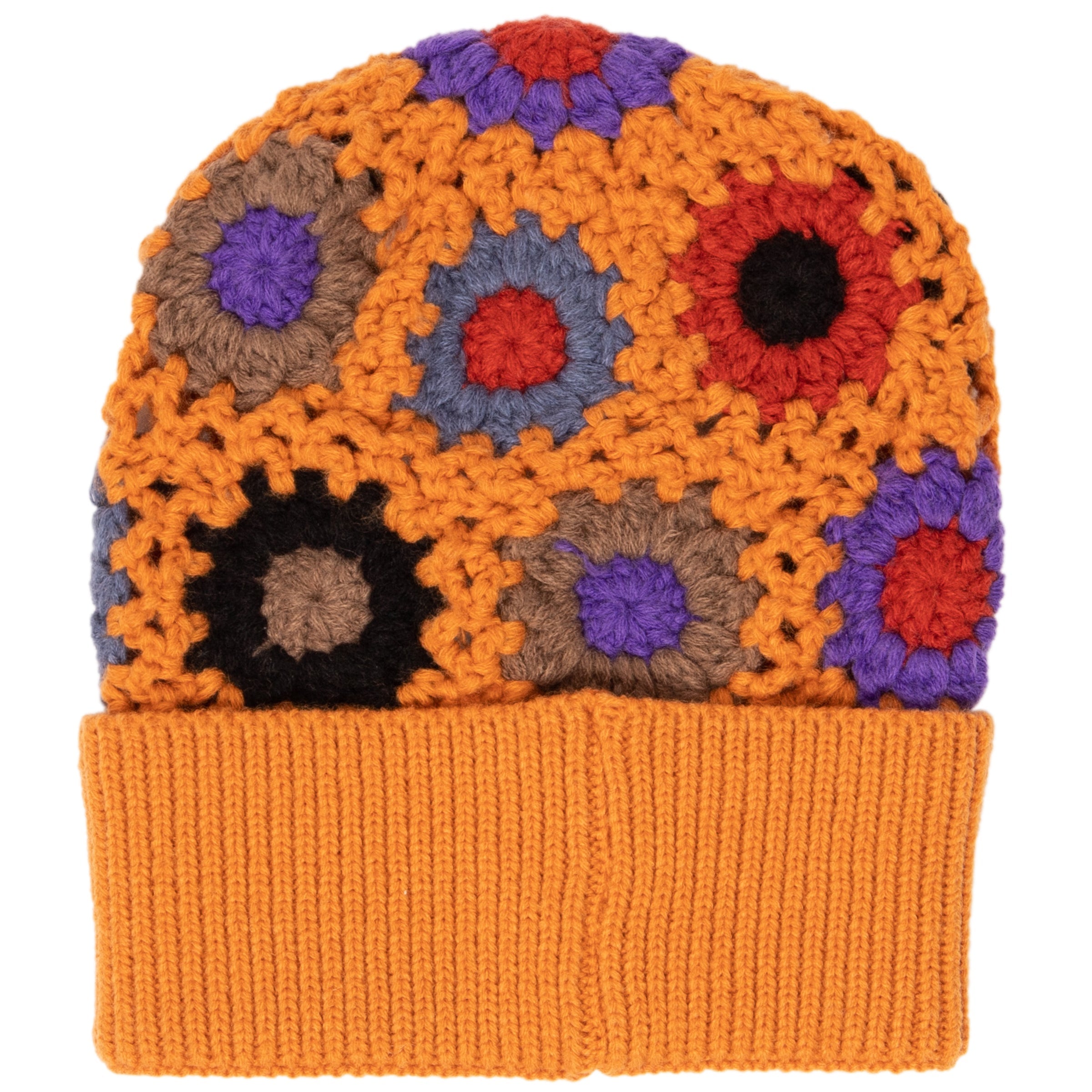 Maybelle - Granny Square Knit Cuff Beanie 4 Maybelle - Granny Square Knit Cuff Beanie