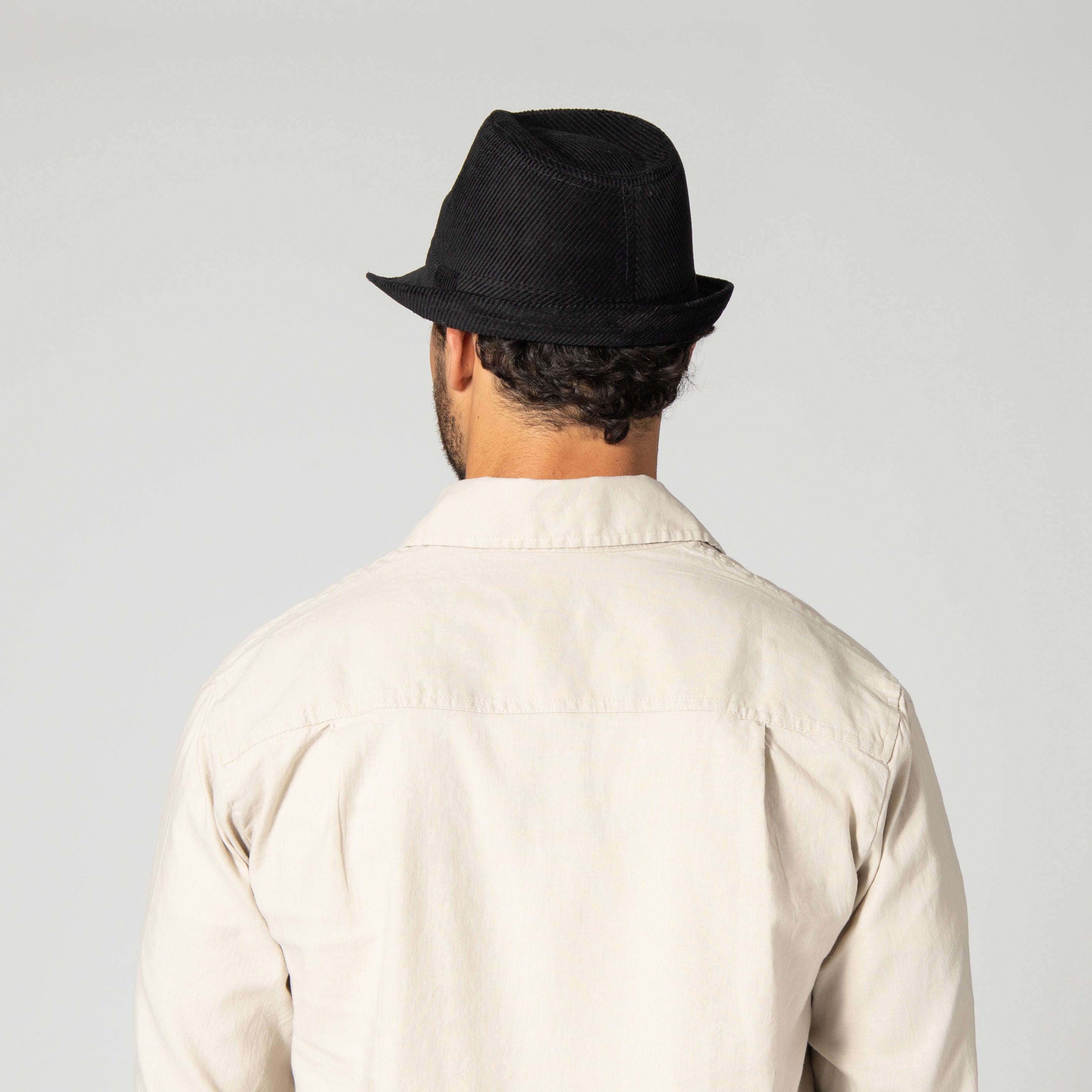 Men's Cut And Sew Corduroy Fedora 6 Men's Cut And Sew Corduroy Fedora