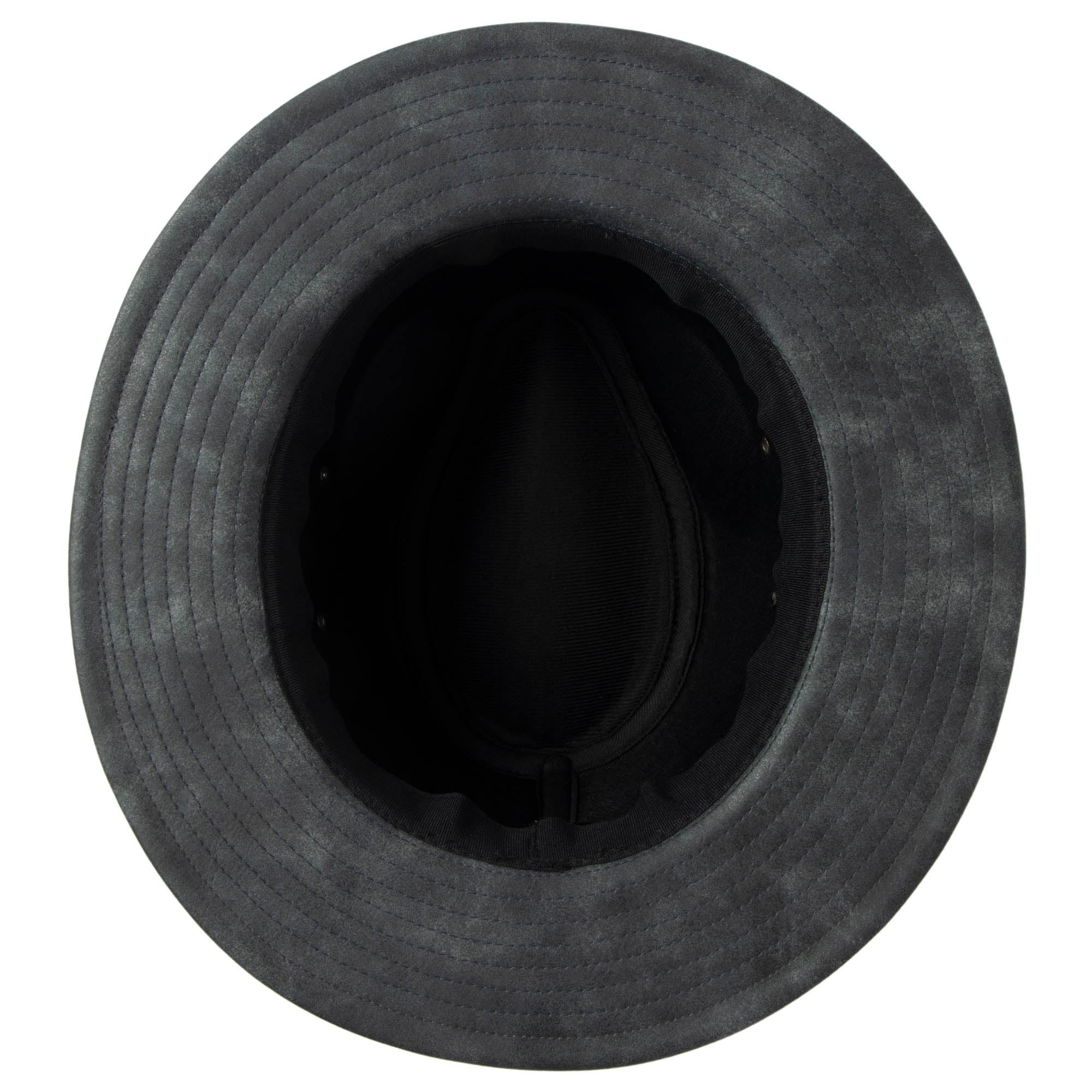 Men's Faux Felt Fedora with Matching Faux Leather Band 21 Men's Faux Felt Fedora with Matching Faux Leather Band