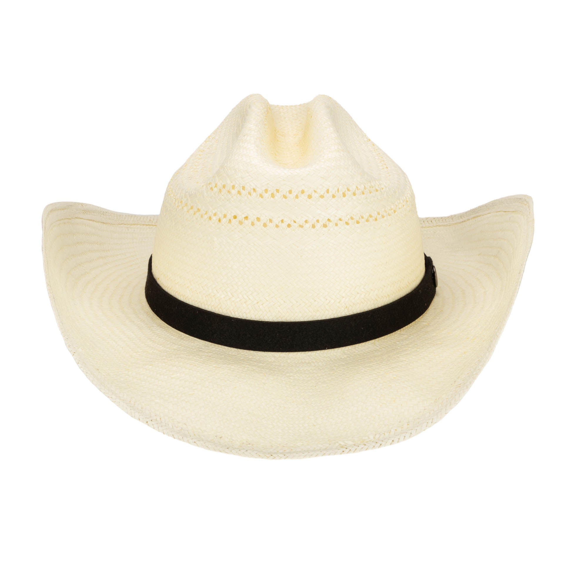 Mens Ivory Cowboy Hat with Cattleman's Crease 9 Mens Ivory Cowboy Hat with Cattleman's Crease