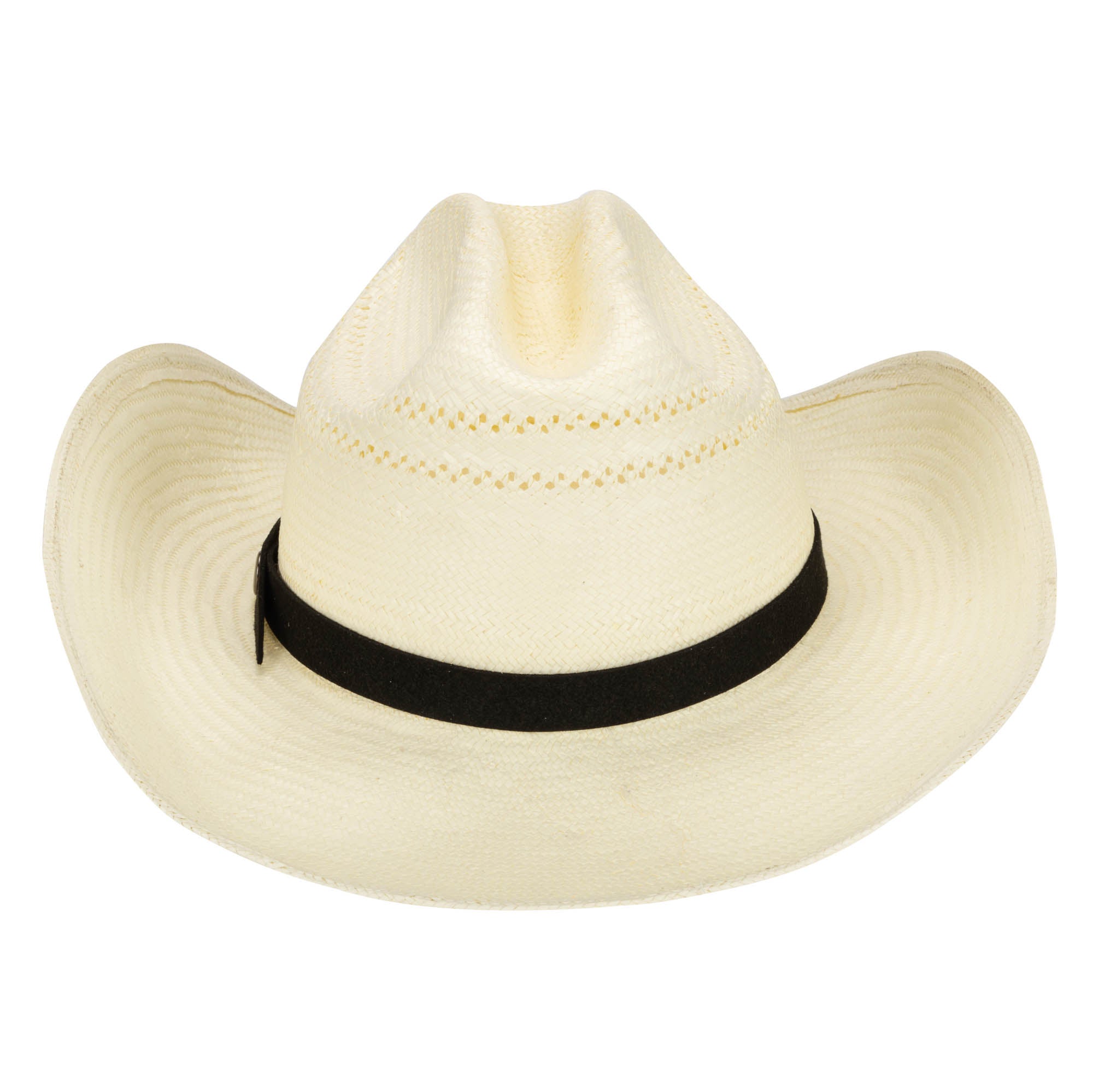 Mens Ivory Cowboy Hat with Cattleman's Crease 10 Mens Ivory Cowboy Hat with Cattleman's Crease