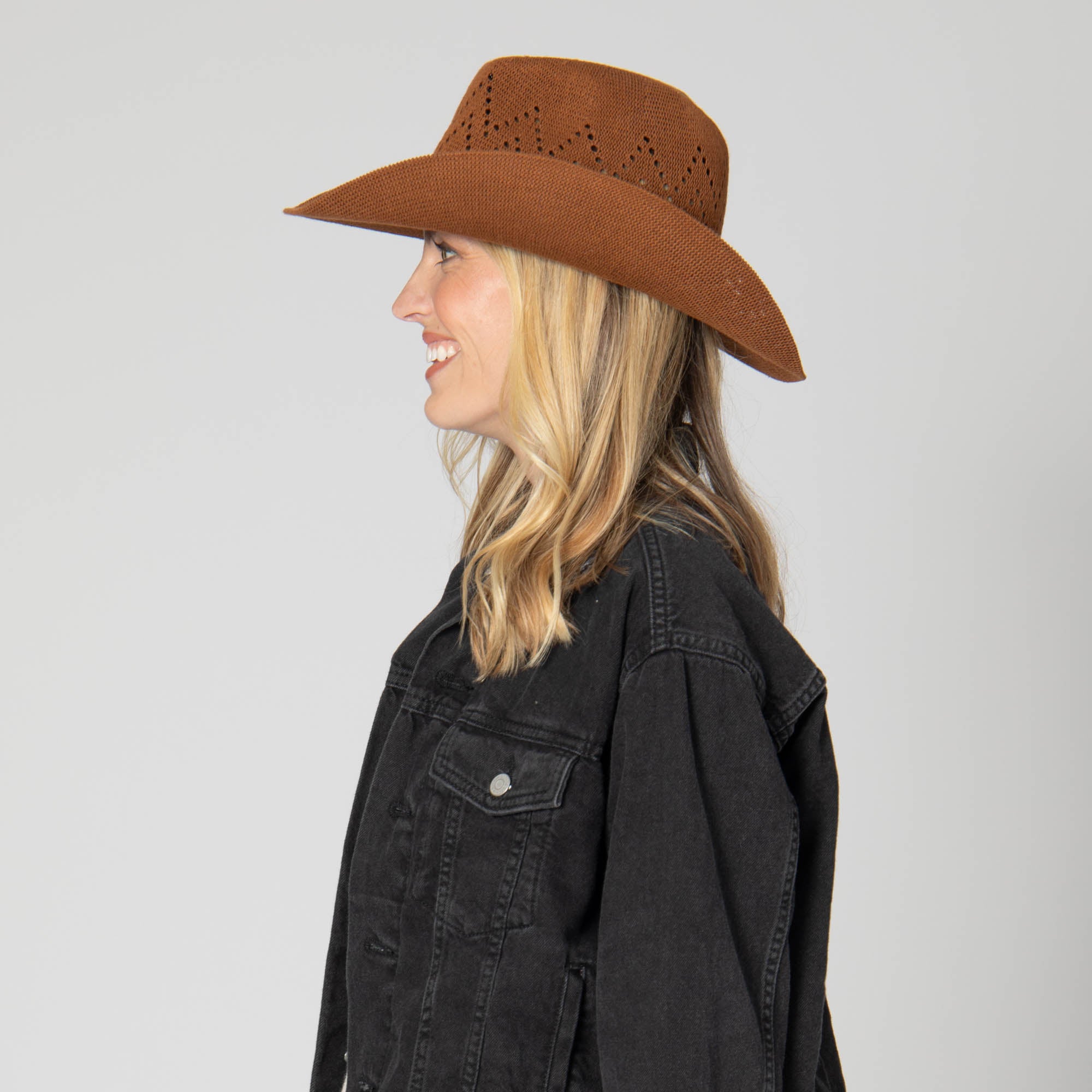 Nash - Ventilated Crown Cowboy with Wrapped Suede Band 5 Nash - Ventilated Crown Cowboy with Wrapped Suede Band