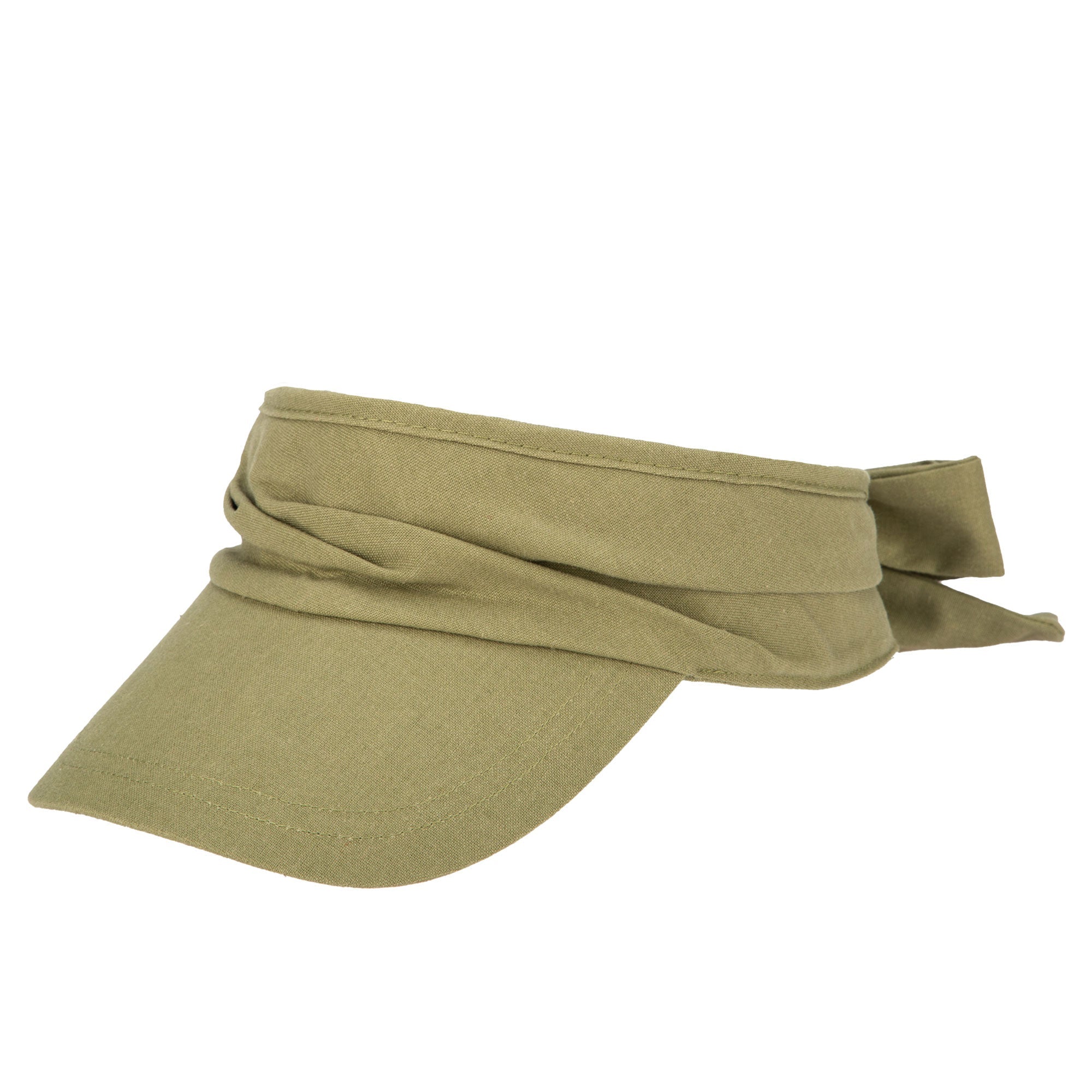 San Gorgonio - Cut and Sew Visor with Ribbon Tie