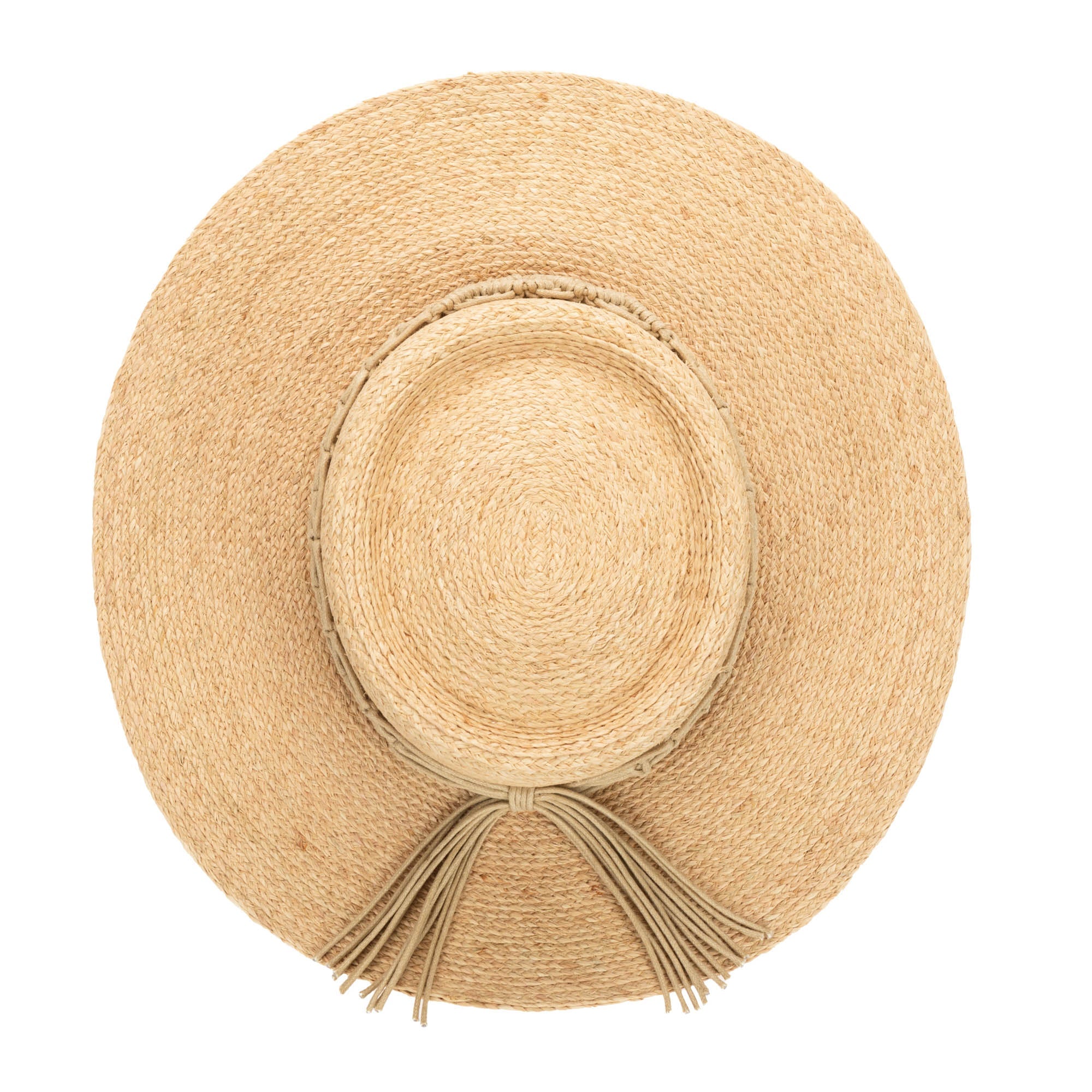 Sandy Beach - Women's Raffia Braided Telescope Boater 11 Sandy Beach - Women's Raffia Braided Telescope Boater