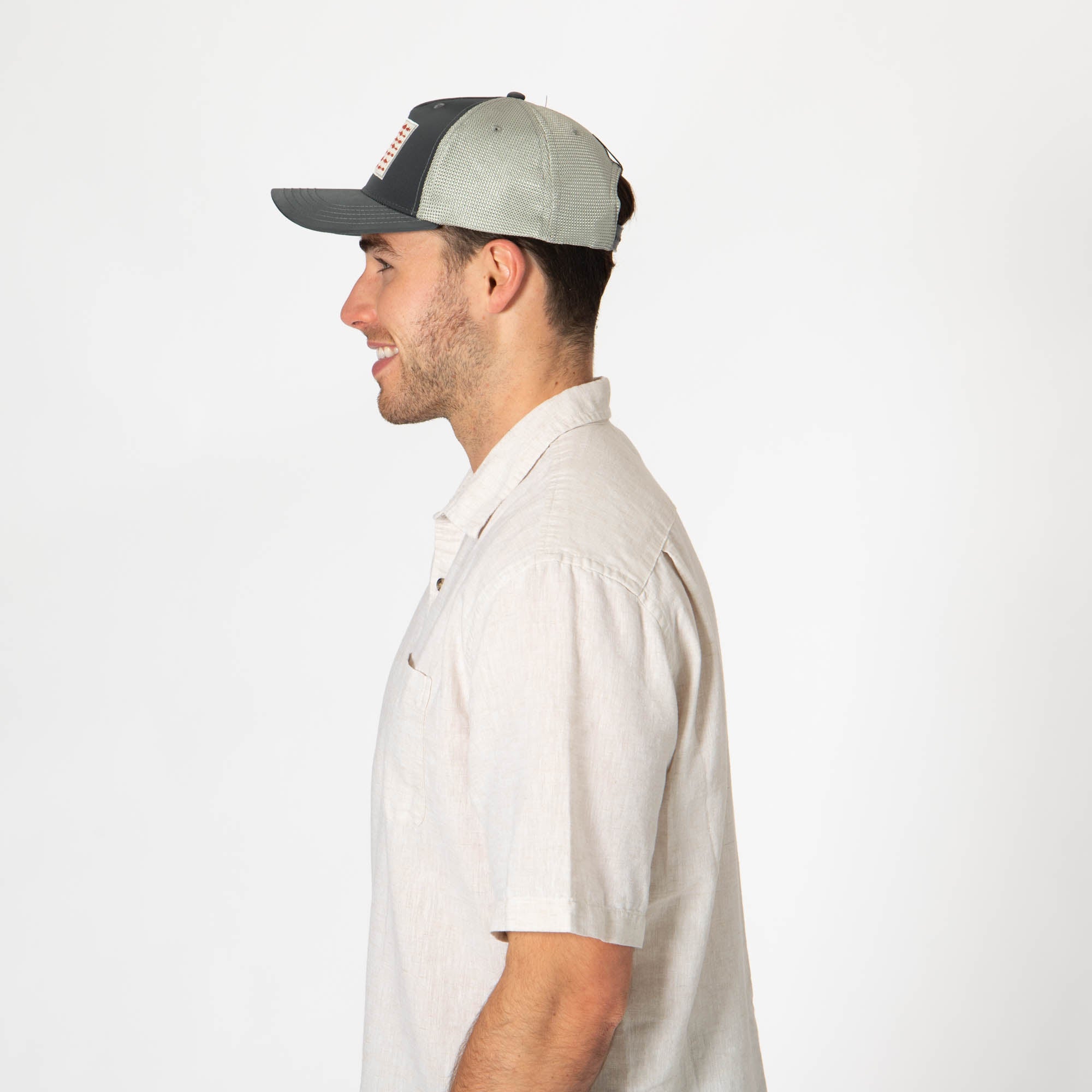 Water Performance - Mens Americana Fishing Trucker Hat 8 Water Performance - Mens Americana Fishing Trucker Hat