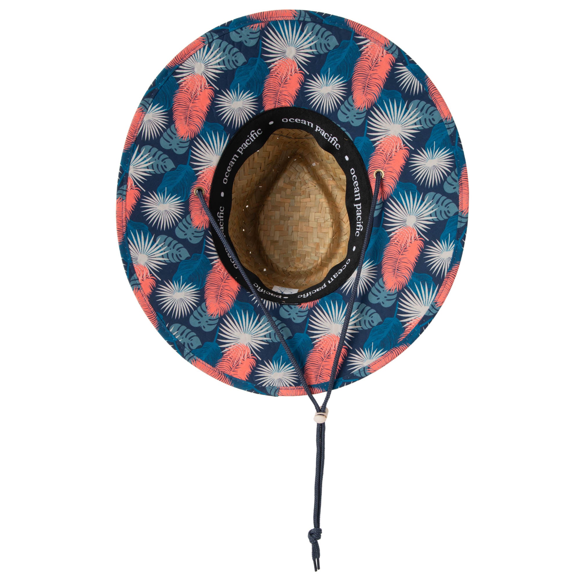 Wedge - Lifeguard Hat with Palm Leaf Print by Ocean Pacific 3 Wedge - Lifeguard Hat with Palm Leaf Print by Ocean Pacific
