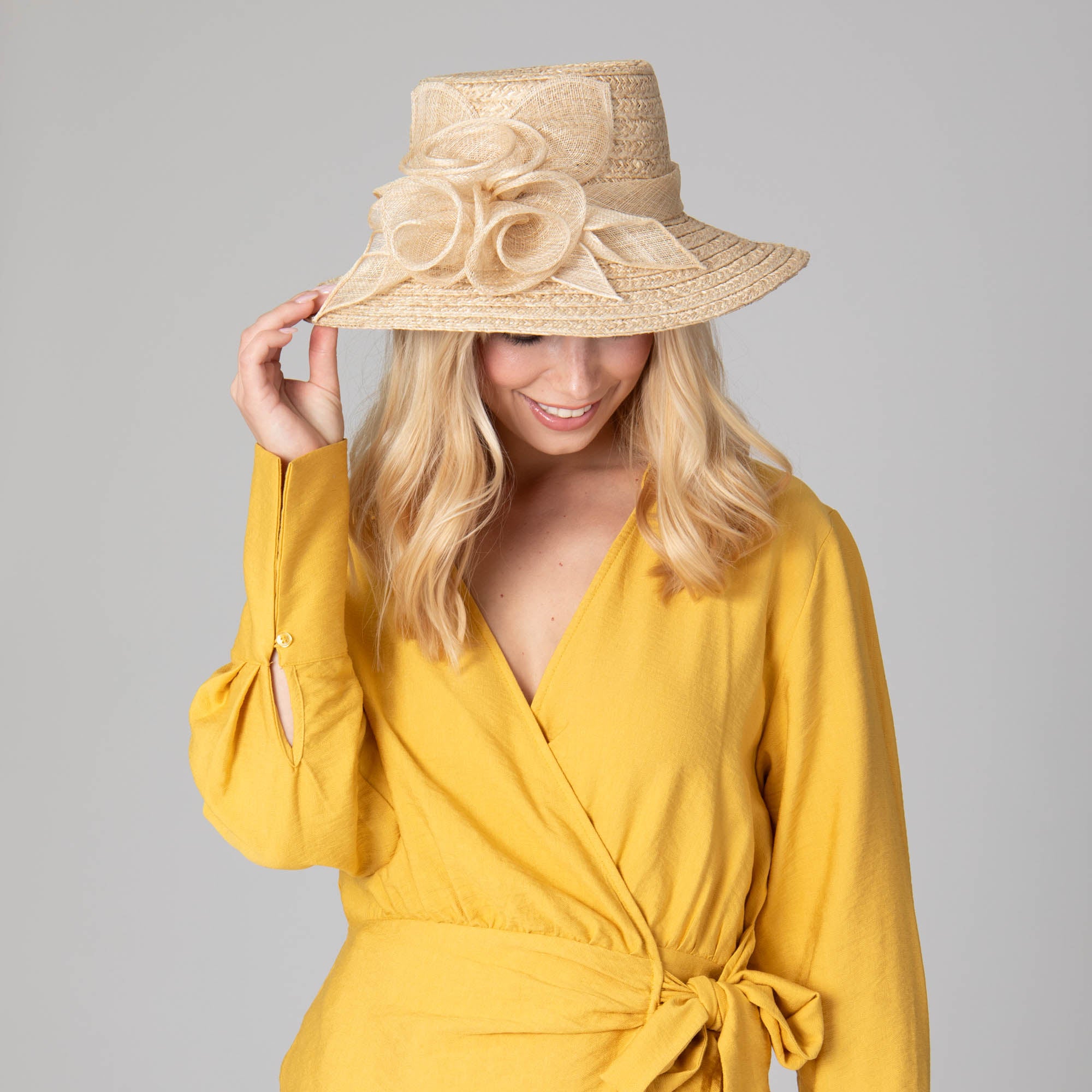 Women's Abaca Dressy Sun Hat 5 Women's Abaca Dressy Sun Hat