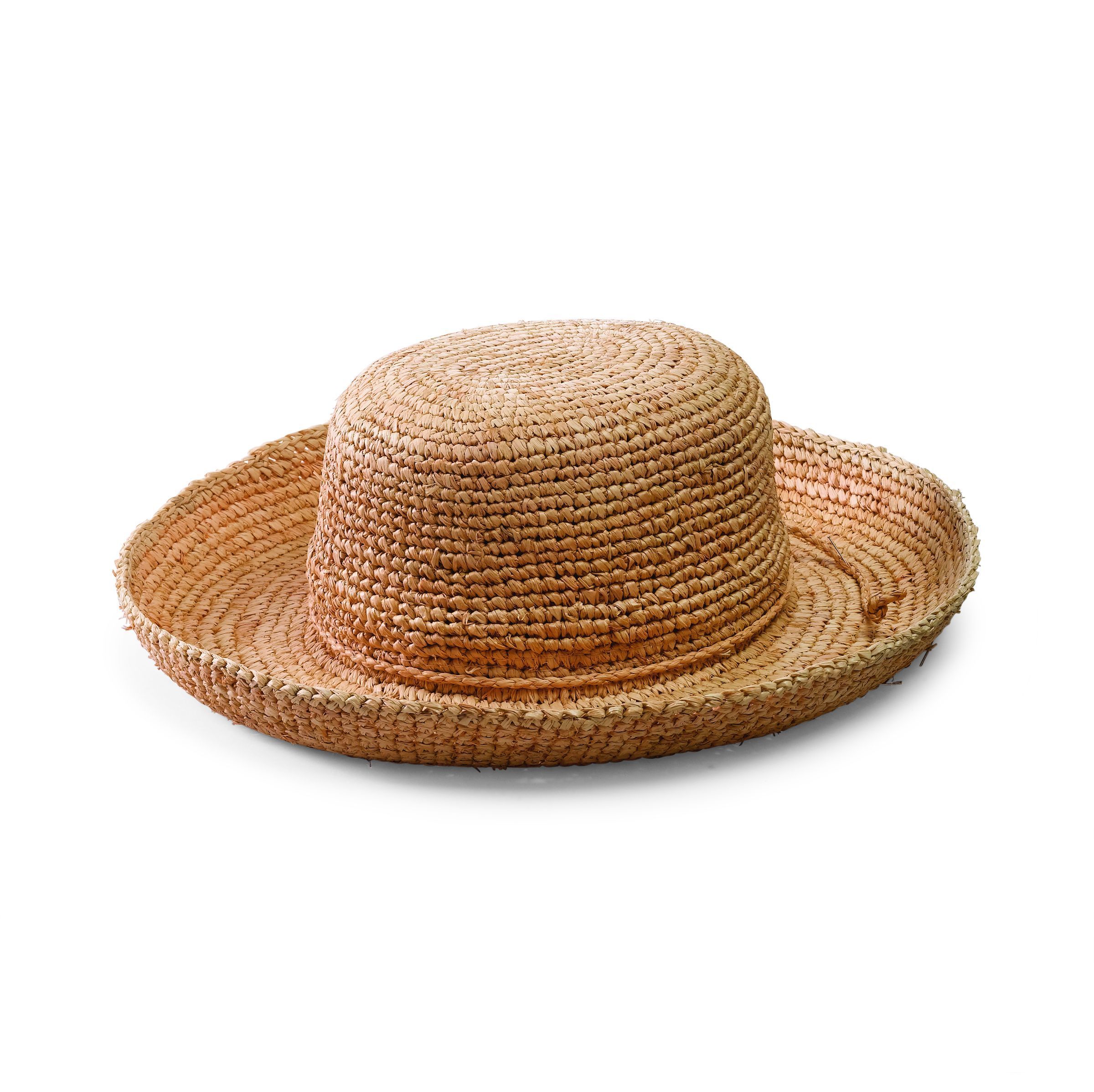 Women's Crocheted Raffia Kettle Brim Hat 8 Women's Crocheted Raffia Kettle Brim Hat