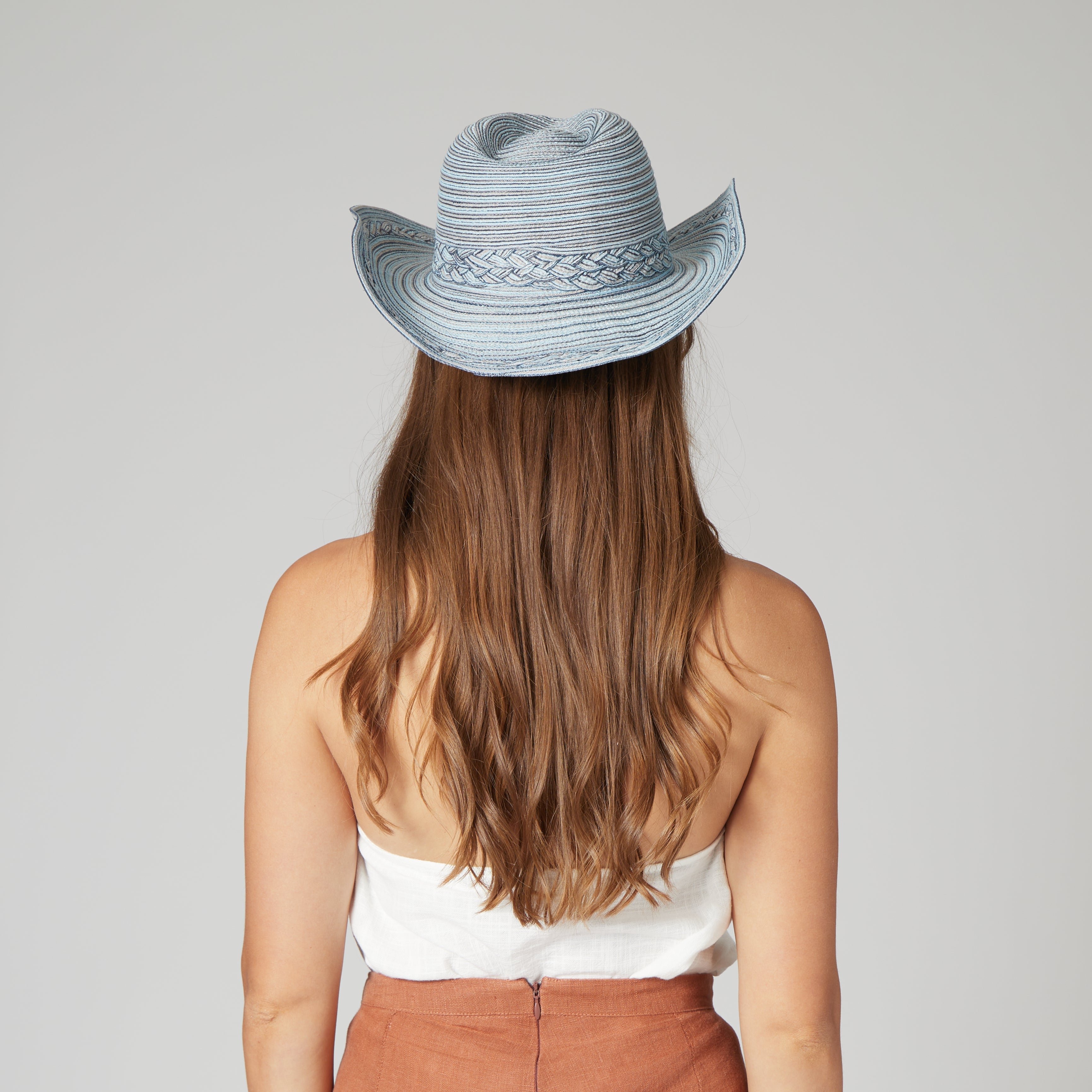 Women's Mixed Braid Cowboy With Braid Insets 13 Women's Mixed Braid Cowboy With Braid Insets