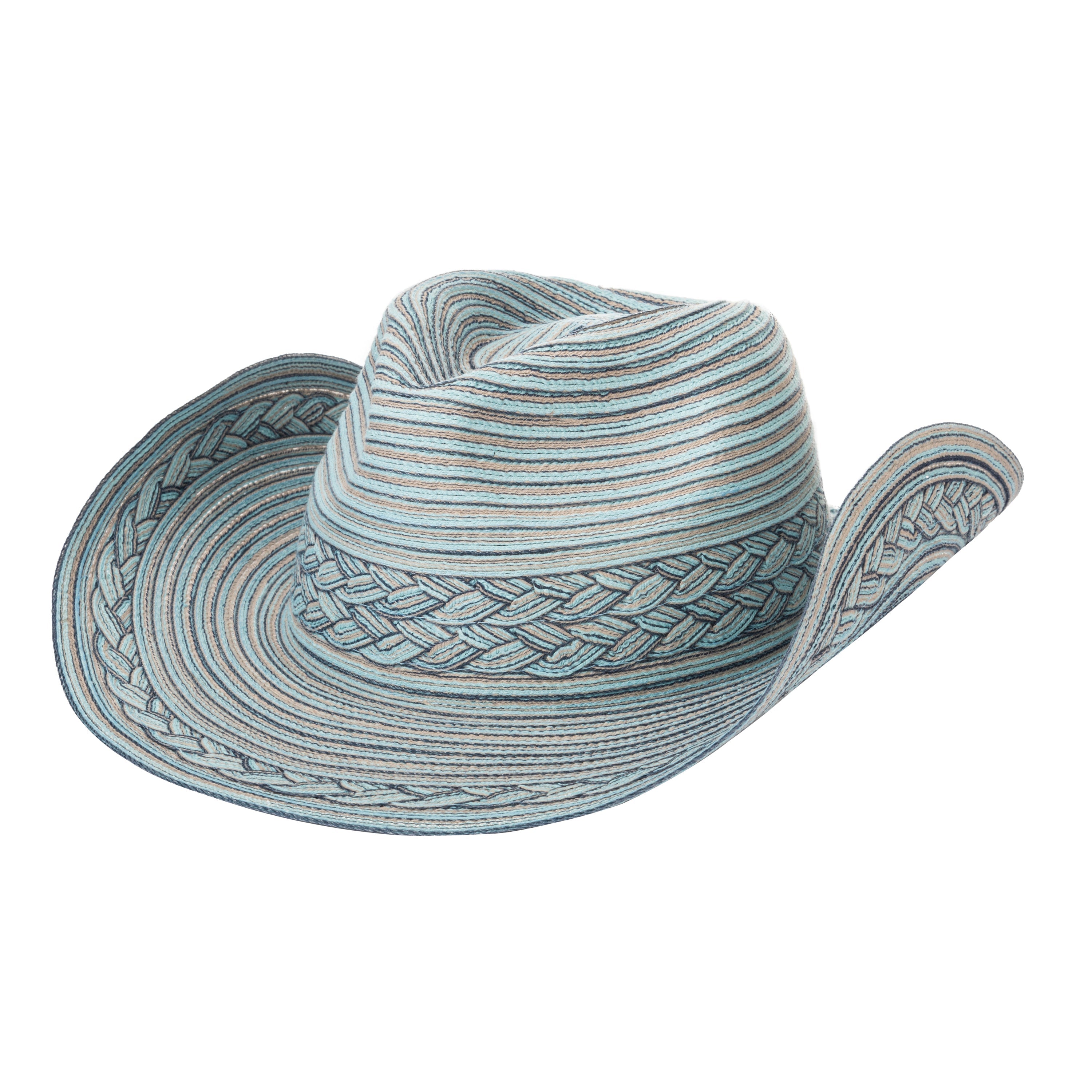 Women's Mixed Braid Cowboy With Braid Insets 9 Women's Mixed Braid Cowboy With Braid Insets