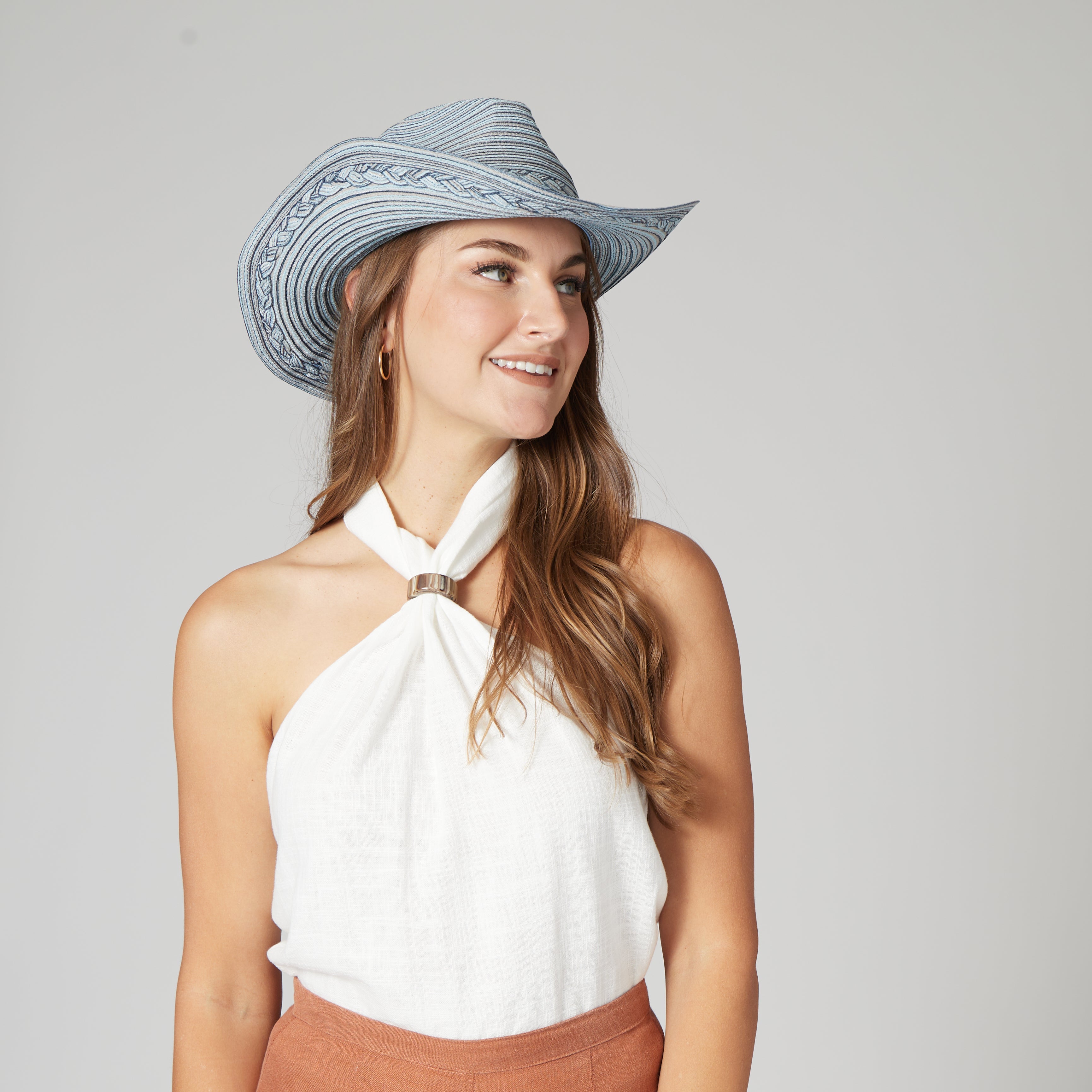 Women's Mixed Braid Cowboy With Braid Insets 10 Women's Mixed Braid Cowboy With Braid Insets