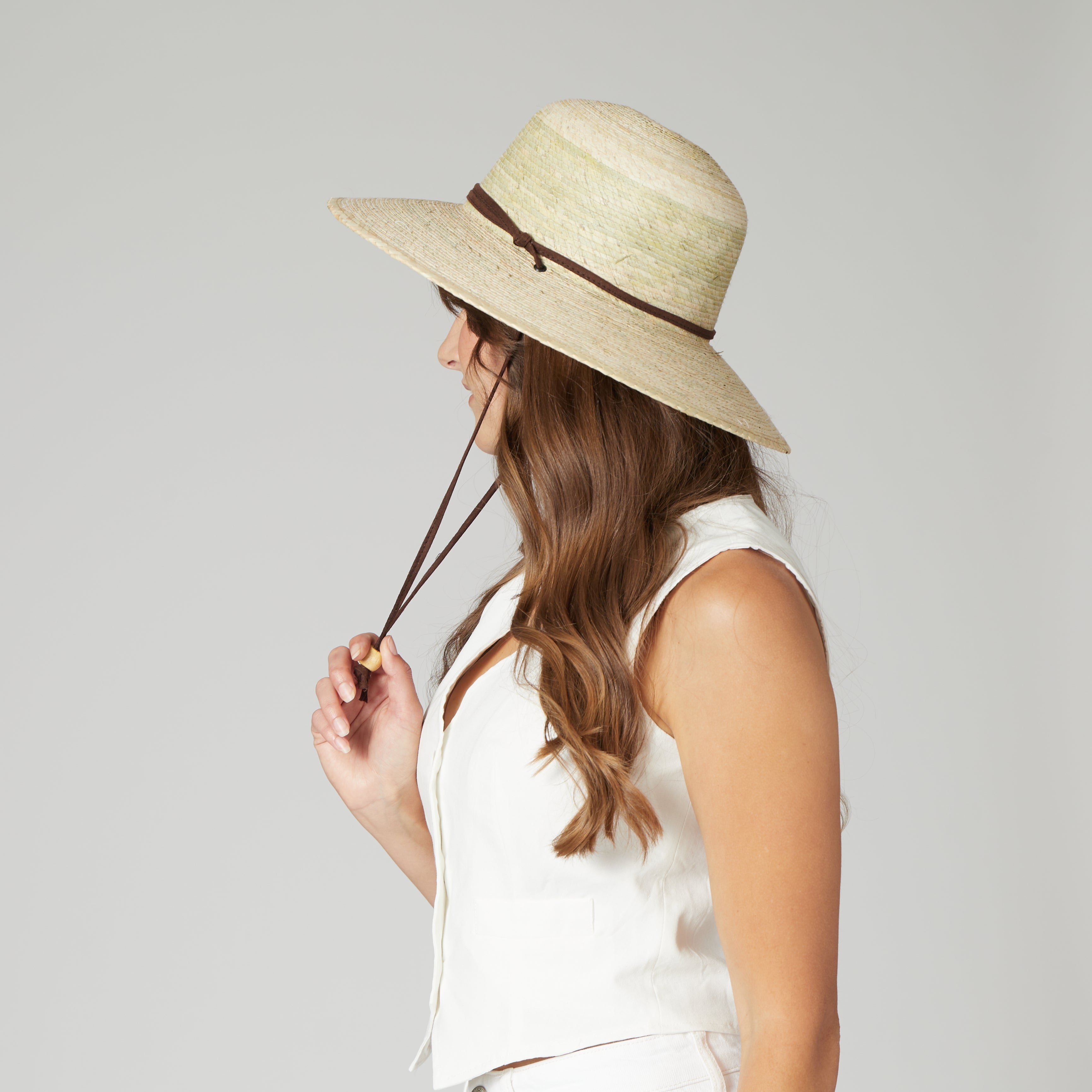 Women's Palm Braid Garden Hat 4 Women's Palm Braid Garden Hat