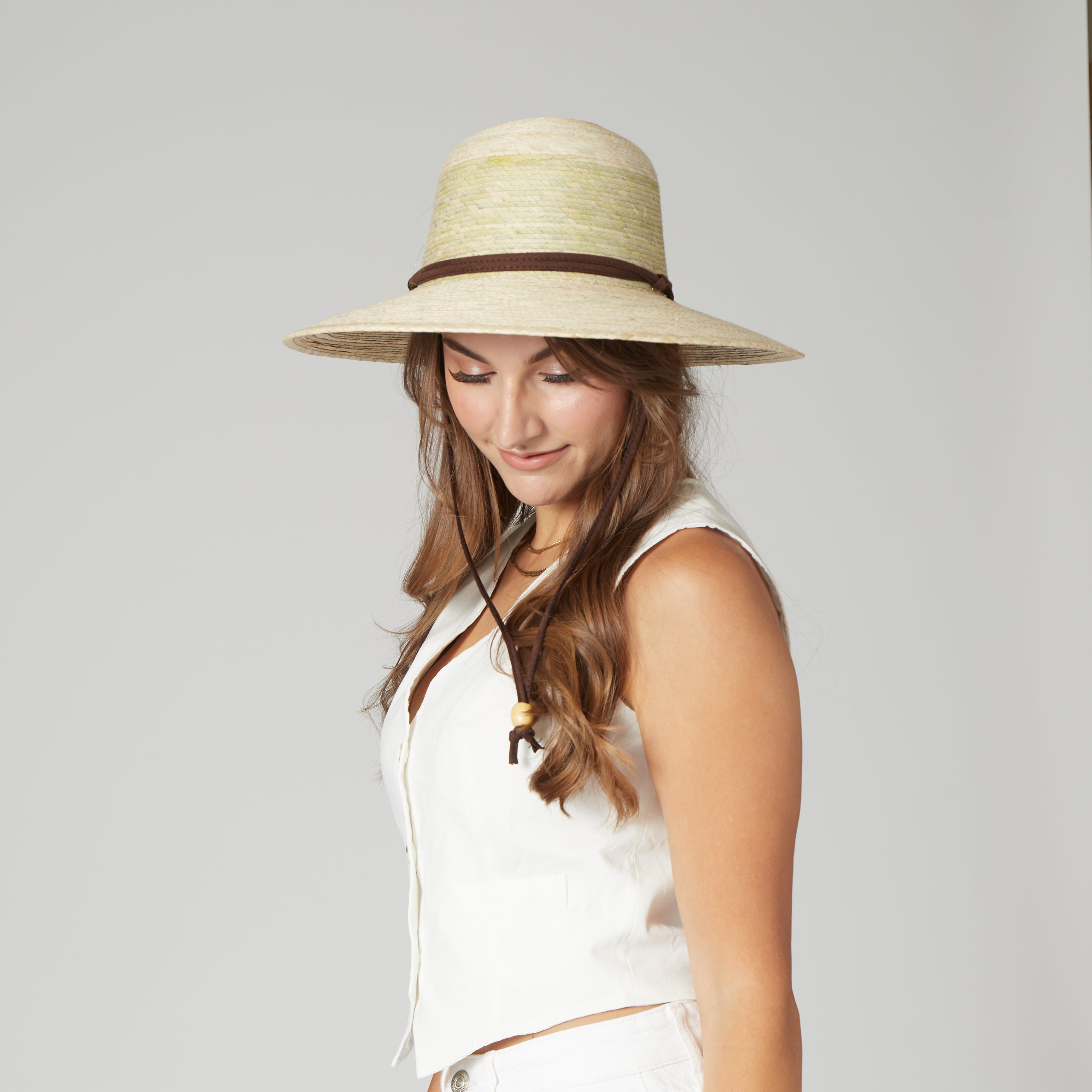 Women's Palm Braid Garden Hat 5 Women's Palm Braid Garden Hat