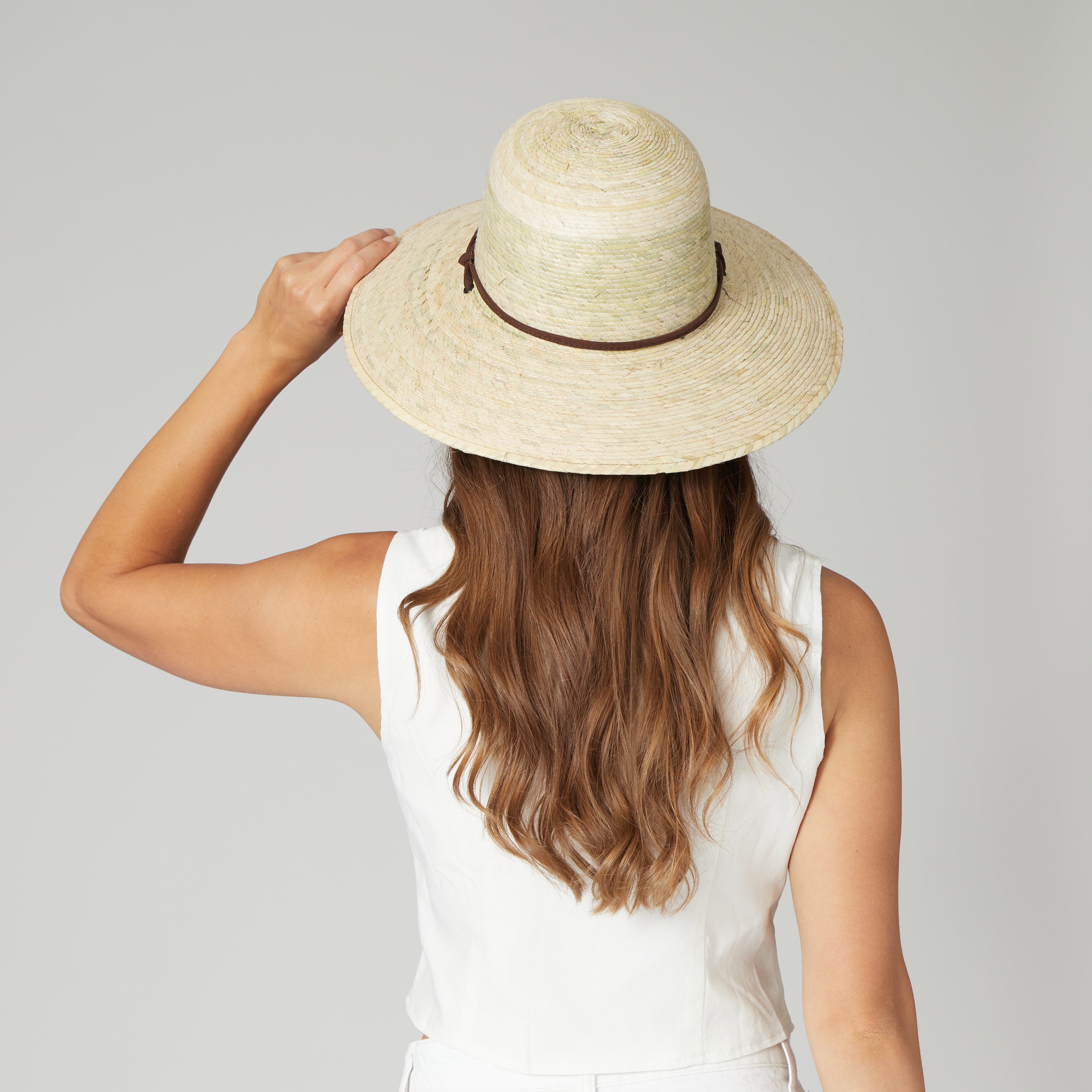 Women's Palm Braid Garden Hat 6 Women's Palm Braid Garden Hat