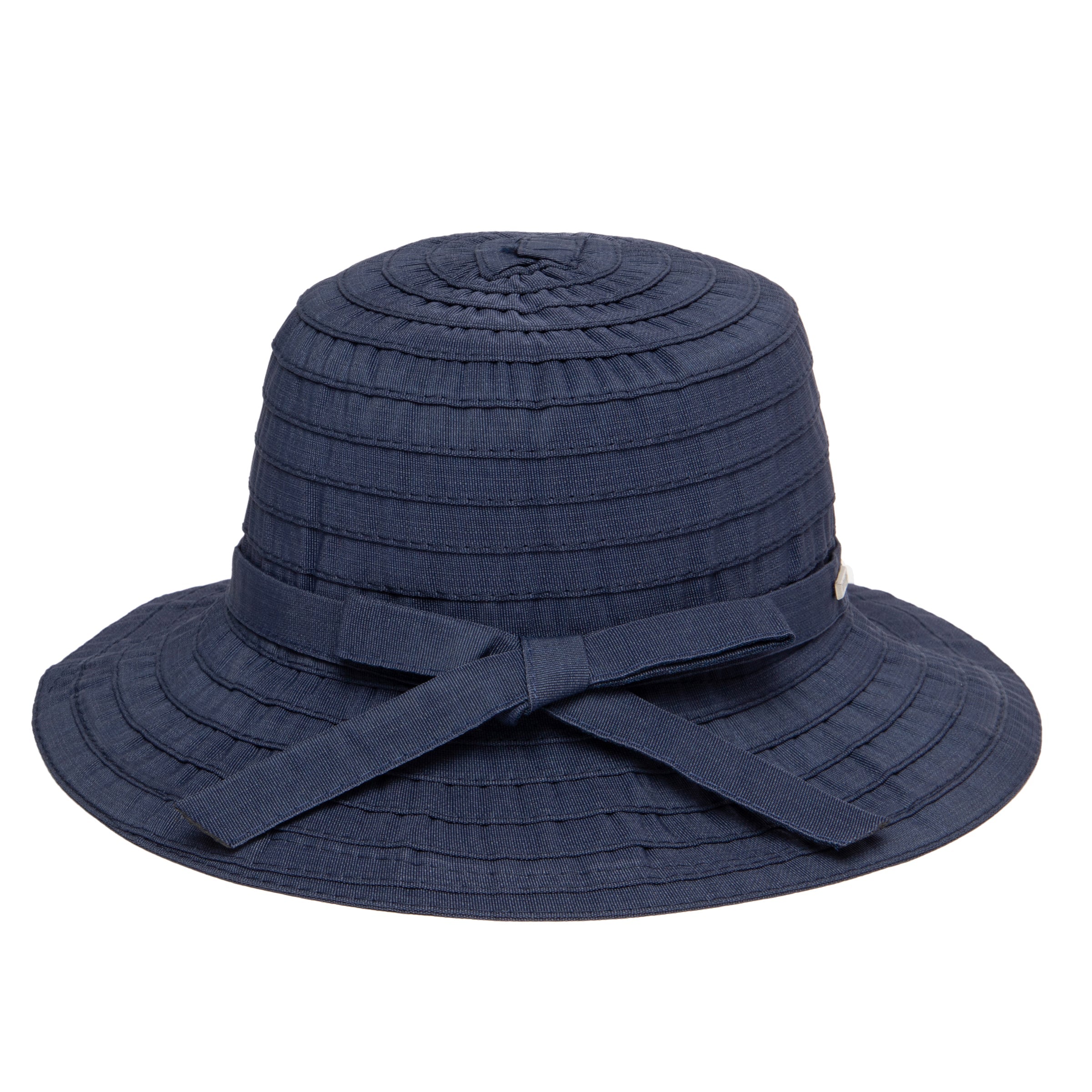 Women's ribbon bucket with adjustable tie 13 Women's ribbon bucket with adjustable tie
