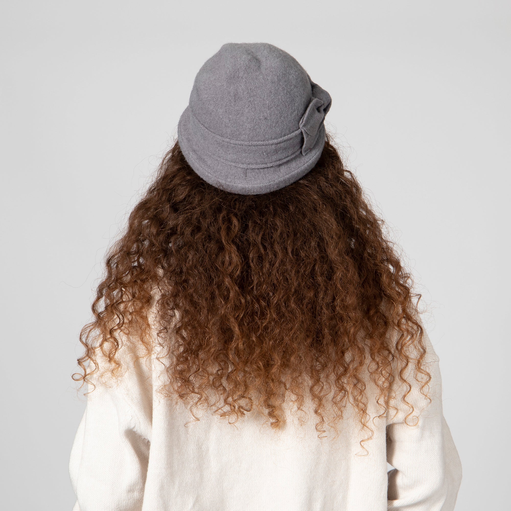 Women's Soft Knit Cloche With Bow 5 Women's Soft Knit Cloche With Bow