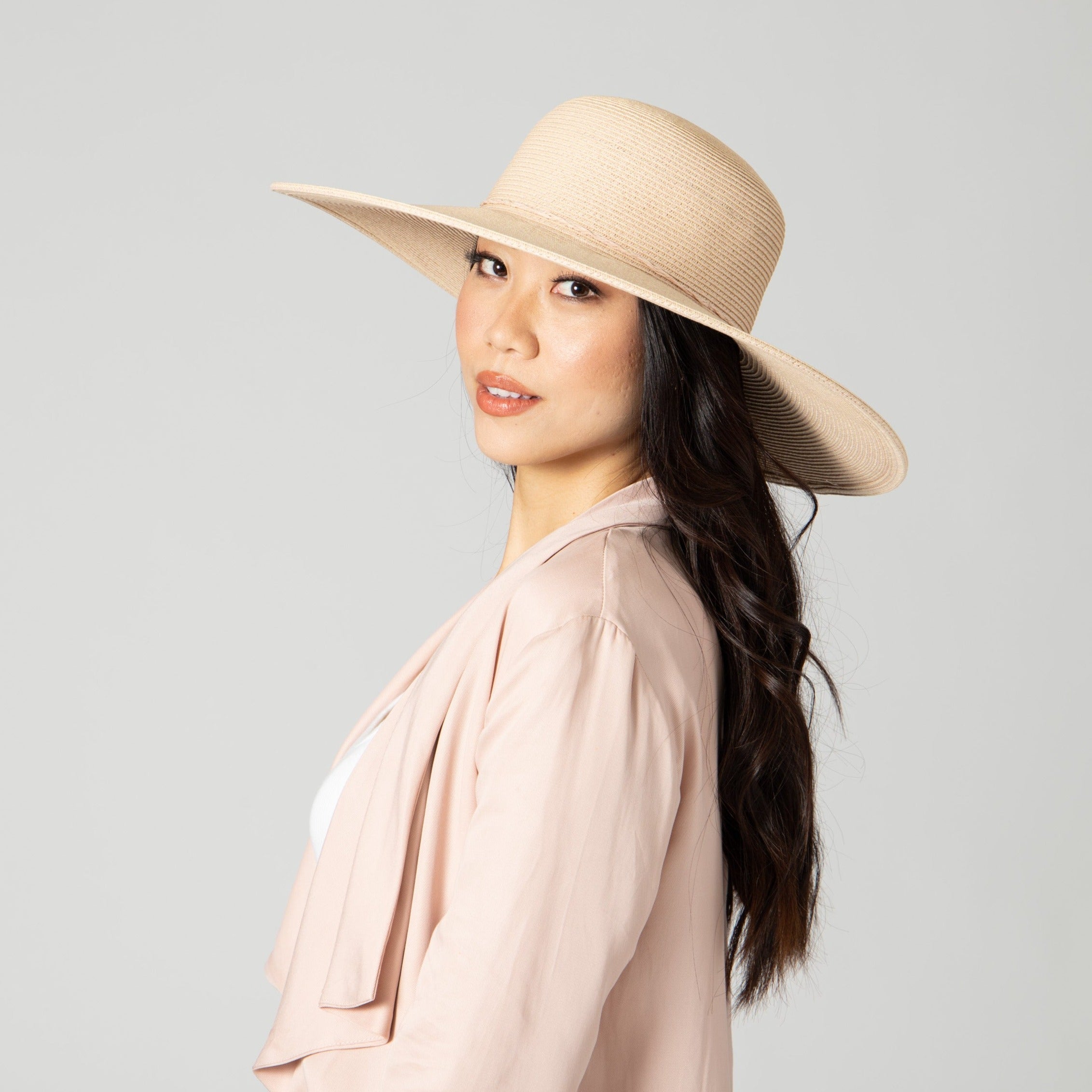Women's Water Repellent Floppy Hat with Tie 15 Women's Water Repellent Floppy Hat with Tie
