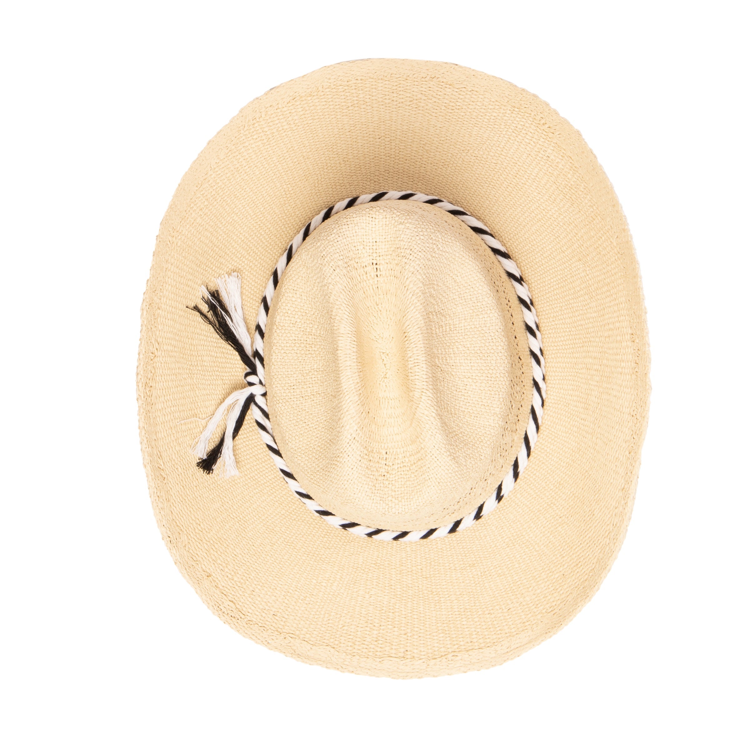 Women's Woven Cowboy With 2 Tone Cotton Band 6 Women's Woven Cowboy With 2 Tone Cotton Band